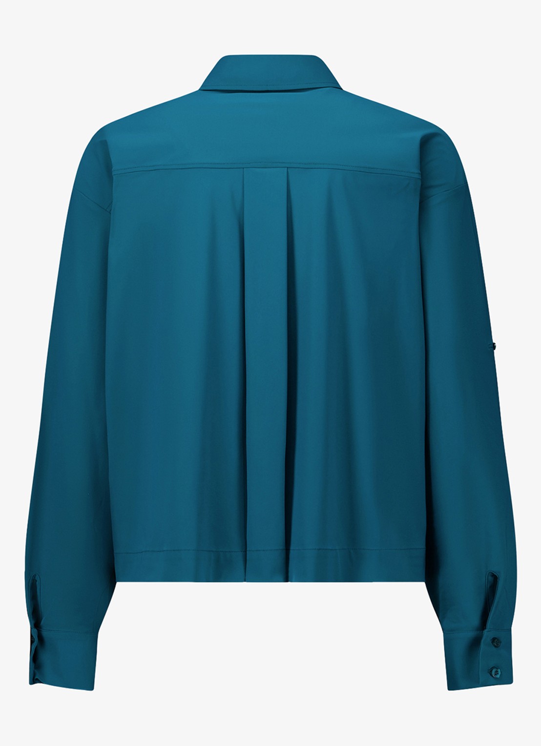 Studio Anneloes Doriam blouse met kraag - achterkant 5 zeegroen
