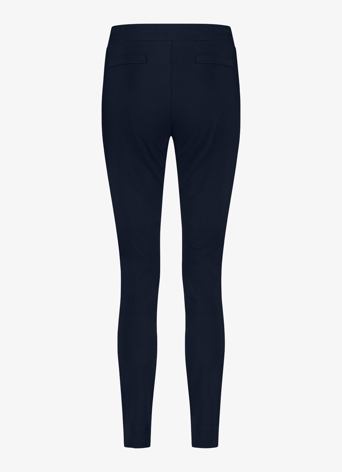 Studio Anneloes Downstairs high waist broek met trekkoord - achterkant donkerblauw