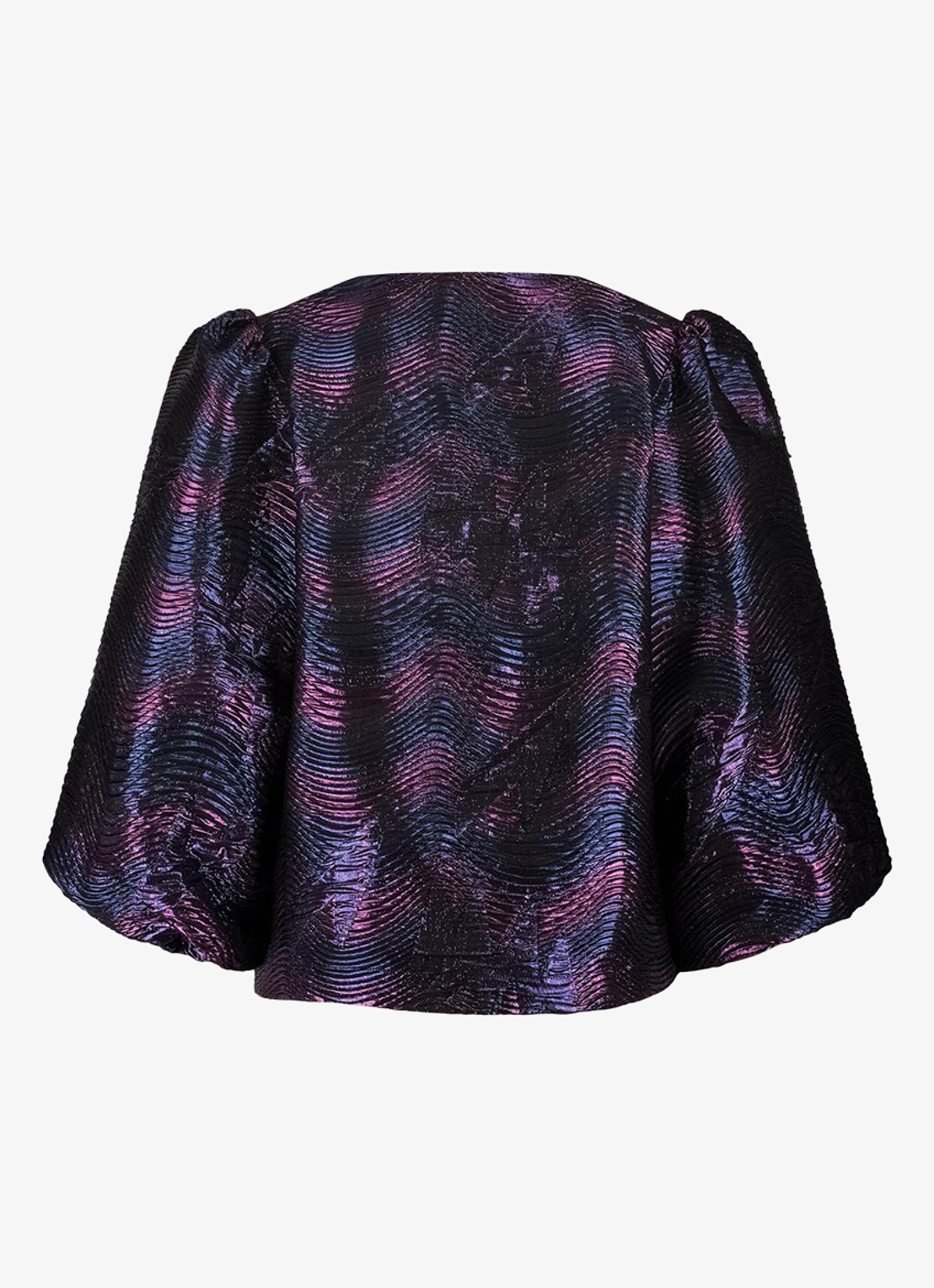 Studio Anneloes Eliza top met grafische print - achterkant 3 blauw