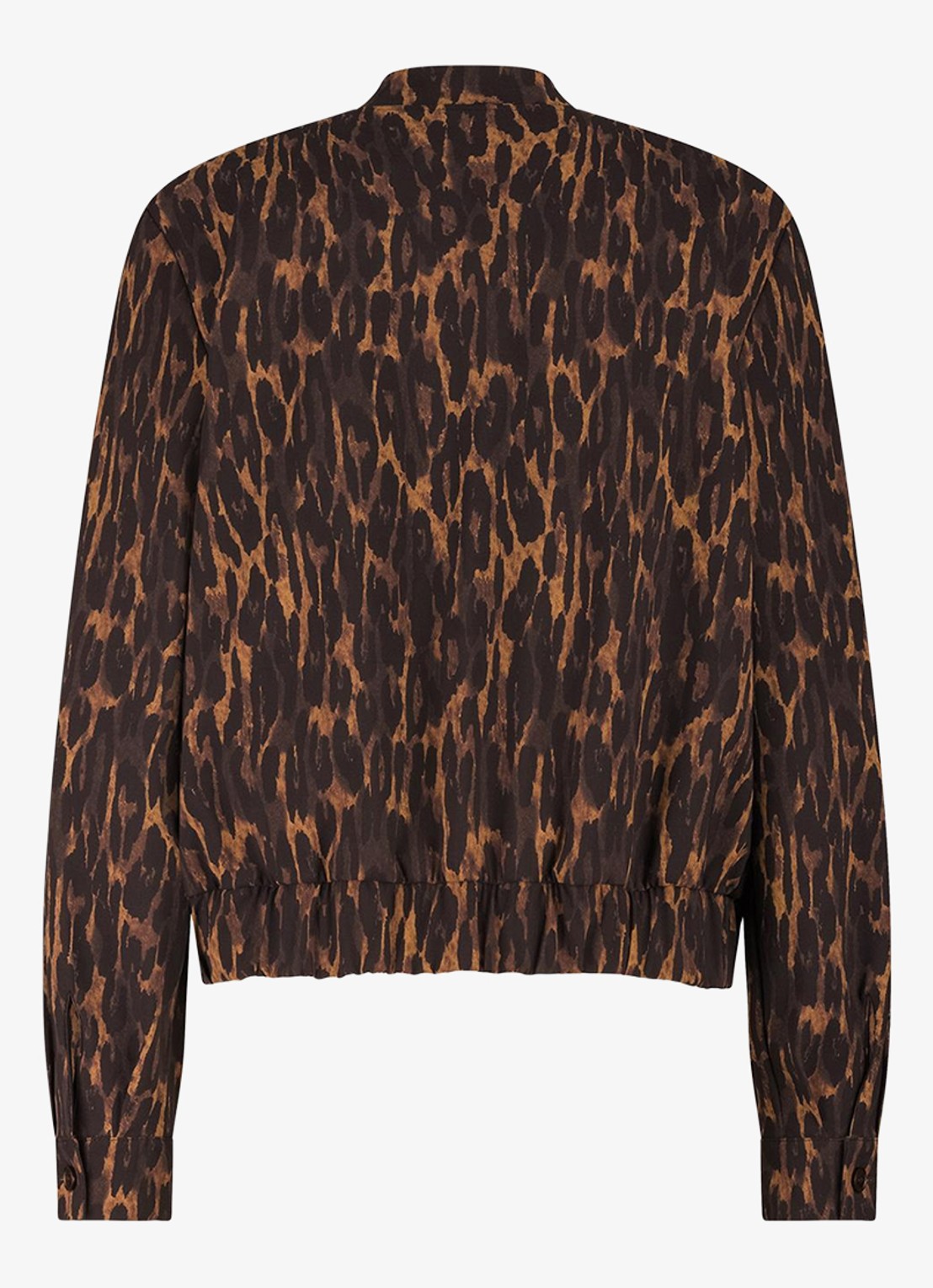 Studio Anneloes Elliot bomberjack met dierenprint - achterkant 5 oranjebruin