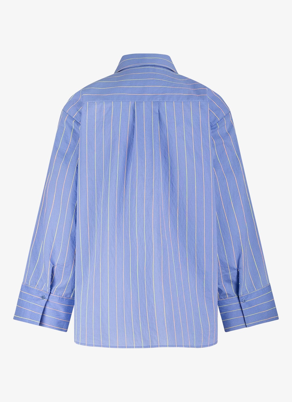 Studio Anneloes Erin blouse met streepprint - achterkant 2 blauw