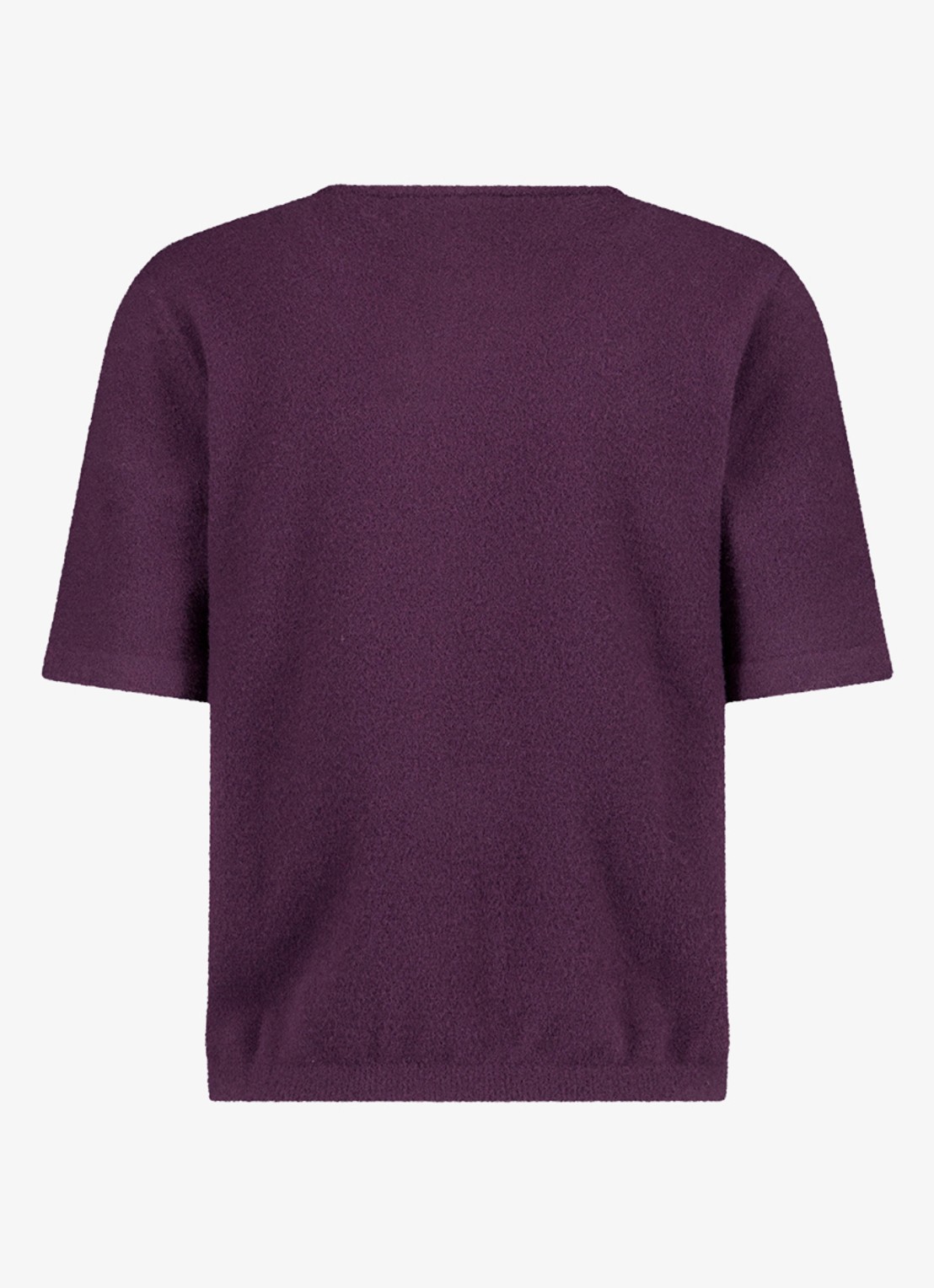 Studio Anneloes Felica fijngebreide pullover met ronde hals - achterkant 3 paars
