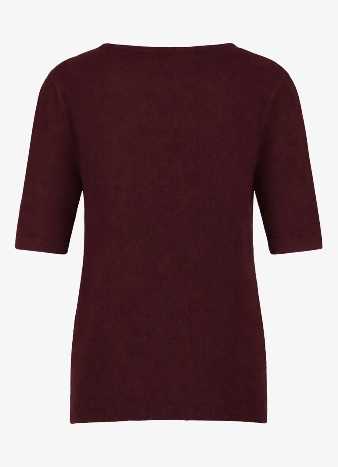 Studio Anneloes Felica fijngebreide pullover - achterkant bordeauxrood