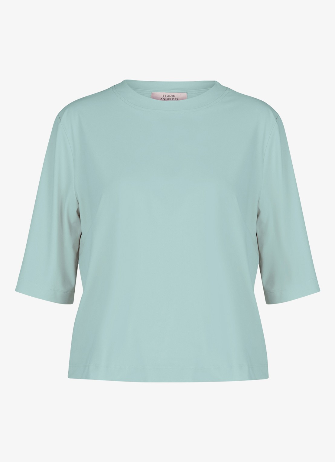 Studio Anneloes Fione T-shirt met halflange mouw - voorkant 2 groen