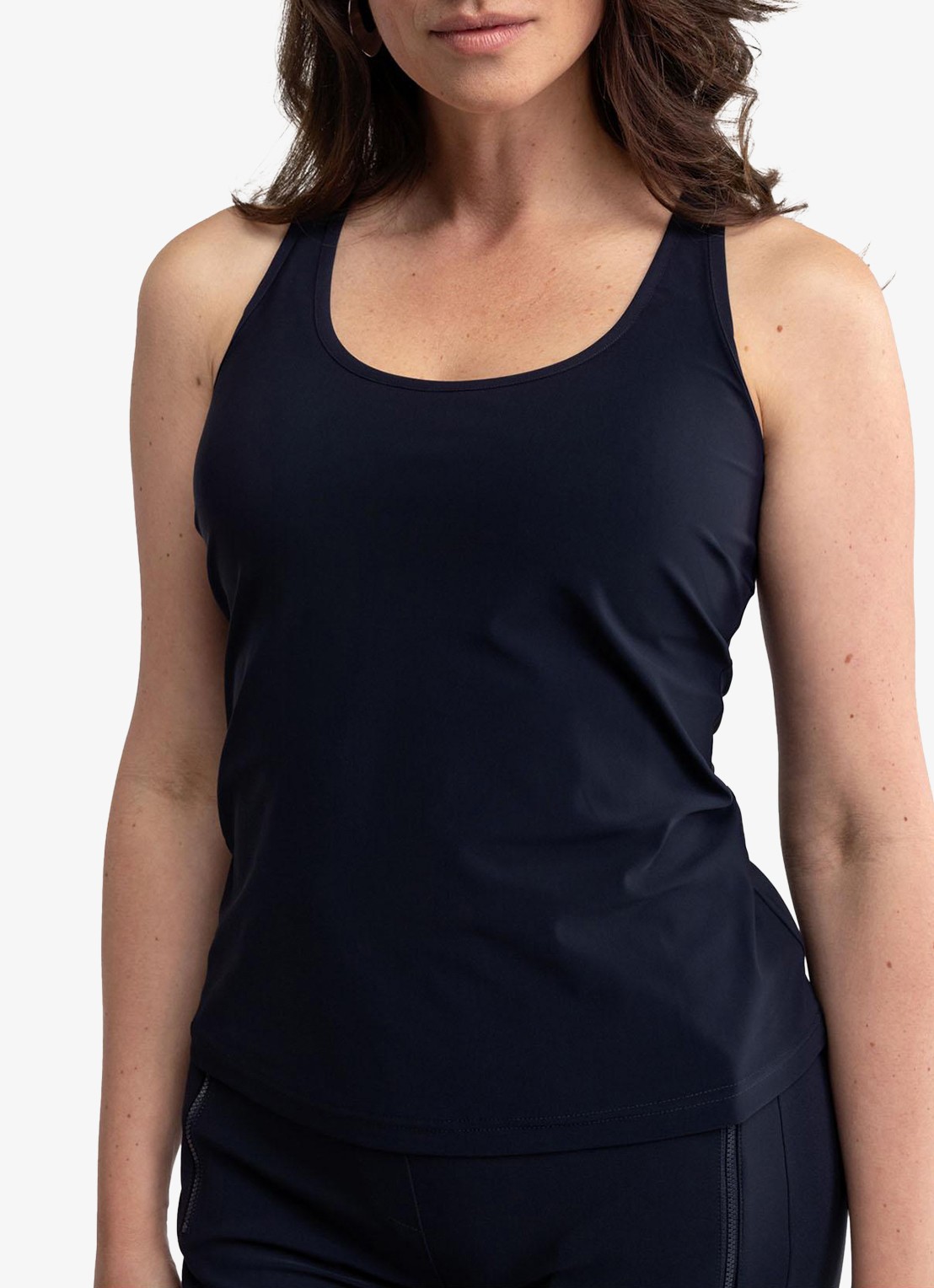 Studio Anneloes Fran tanktop met stretch - detail 2 zwart