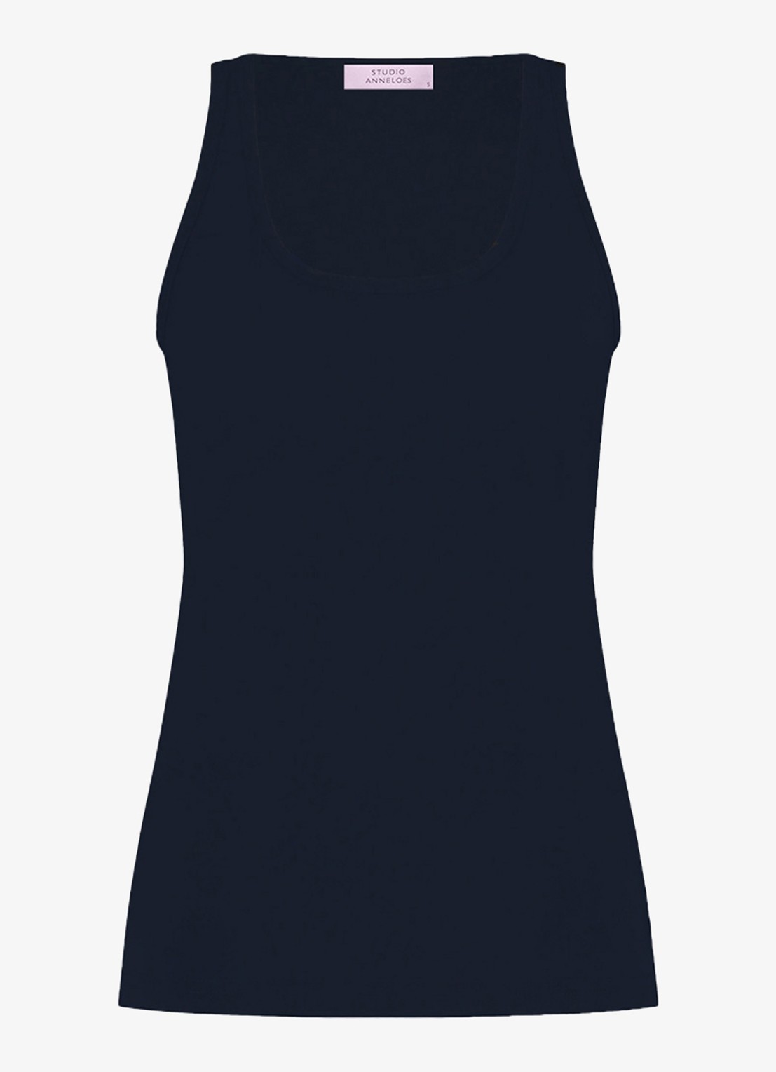 Studio Anneloes Fran tanktop met stretch - voorkant zwart