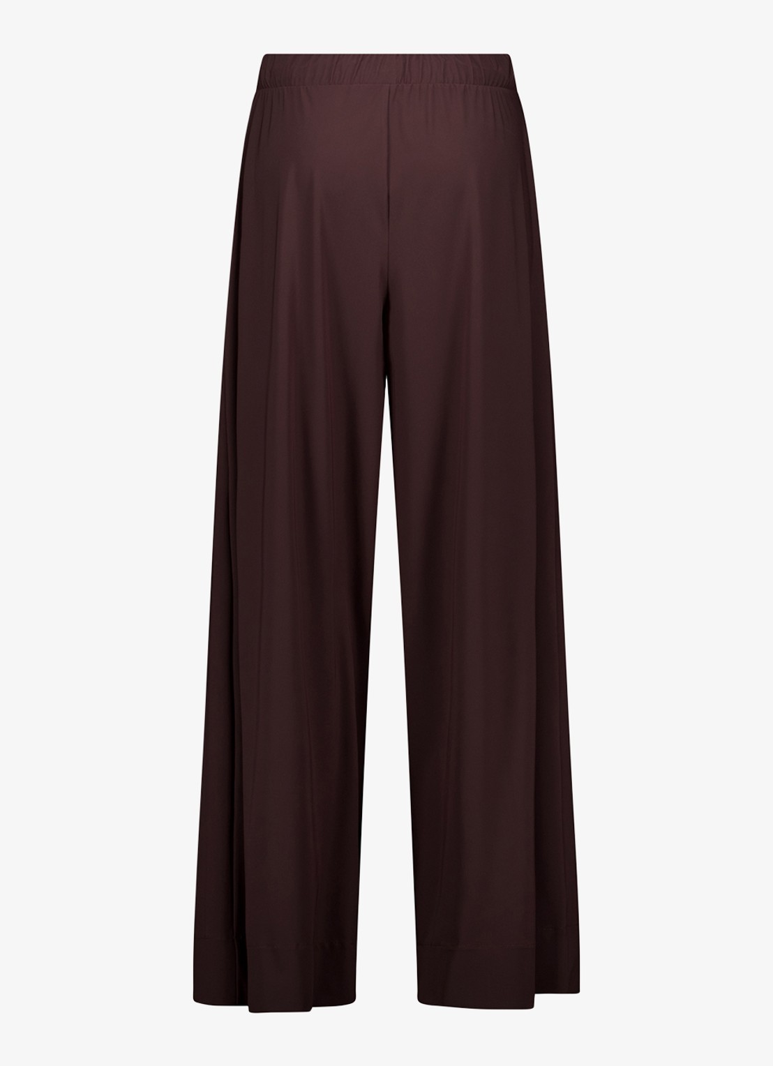 Studio Anneloes Grace high waist wide fit broek met steekzakken - achterkant 2 bruin