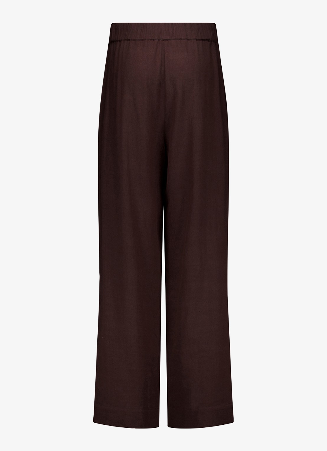 Studio Anneloes Grace loose fit palazzo in linnenblend - achterkant bruin