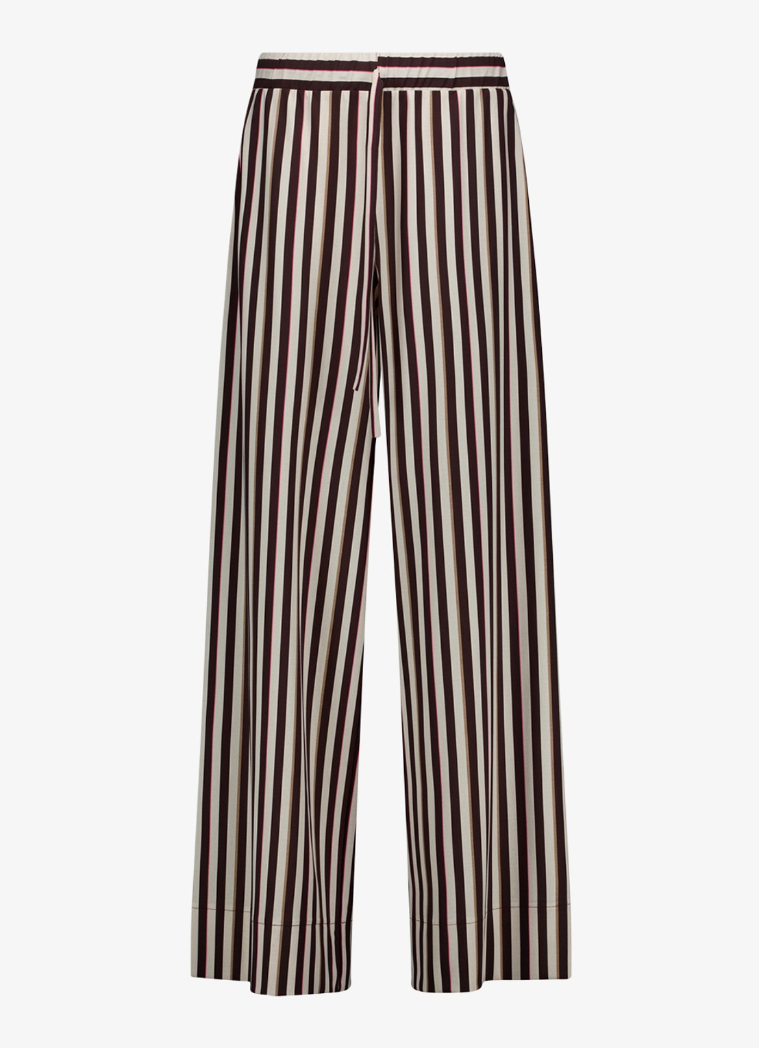 Studio Anneloes Grace pantalon met streepprint - voorkant 2 bruin