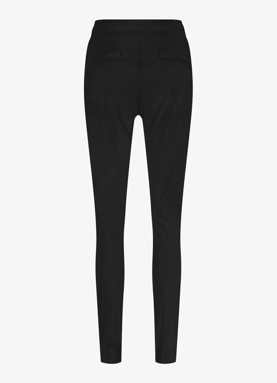Studio Anneloes High waist tapered fit joggingbroek met steekzakken - detail 5 zwart
