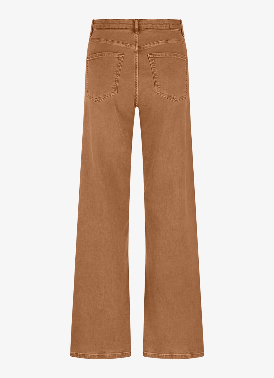 Studio Anneloes High waist wide leg jeans met steekzakken - achterkant camel