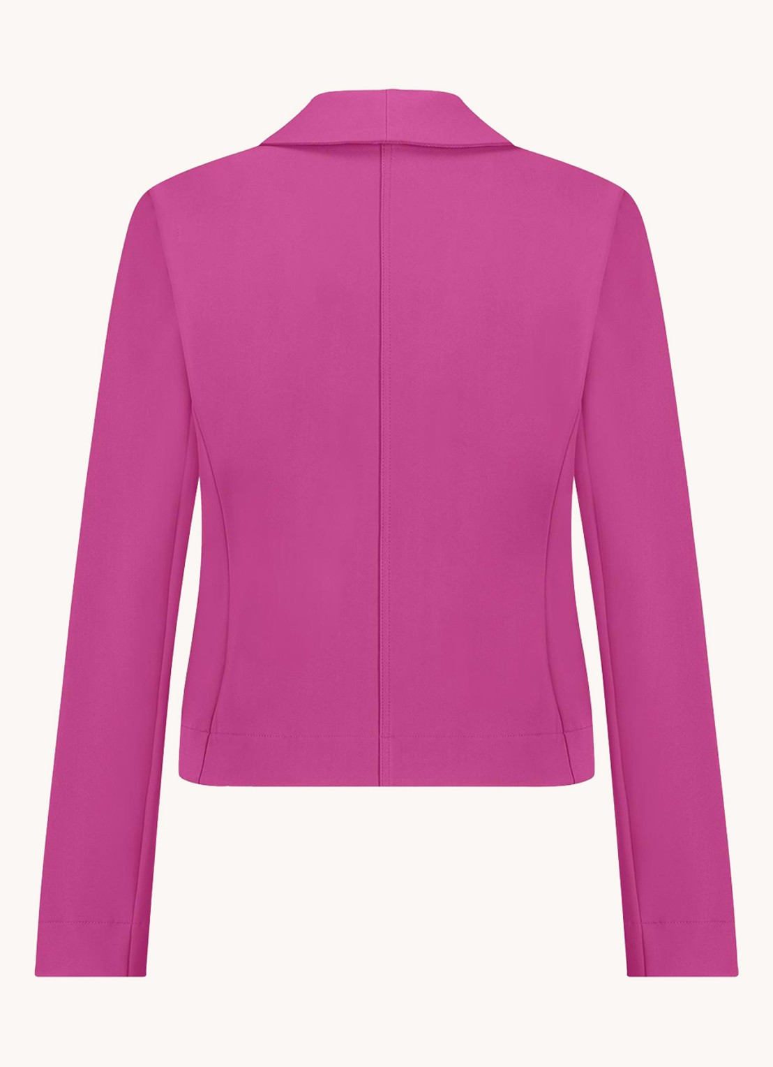 Studio Anneloes Ida cropped double breasted blazer - achterkant fuchsia
