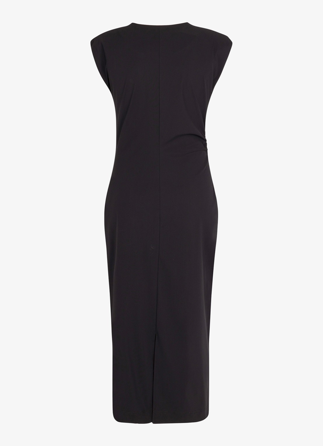 Studio Anneloes Jewel midi jurk met ronde hals - achterkant zwart