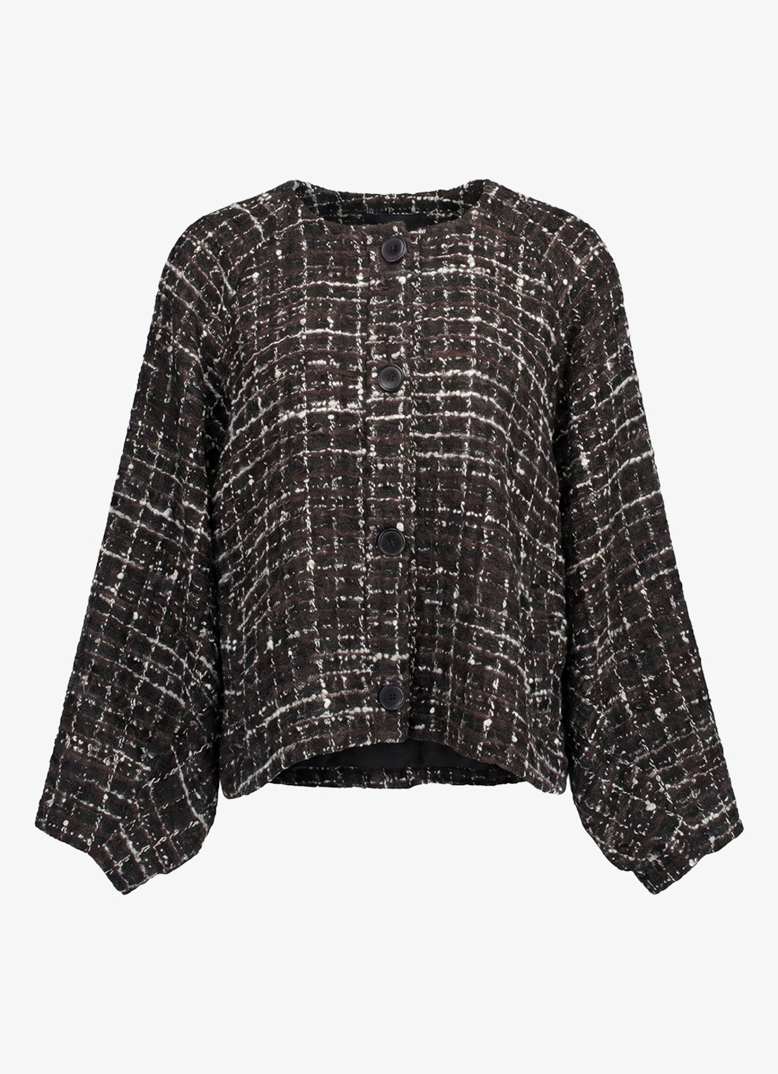 Studio Anneloes Kenza jack met tweed look - voorkant 3 multicolor