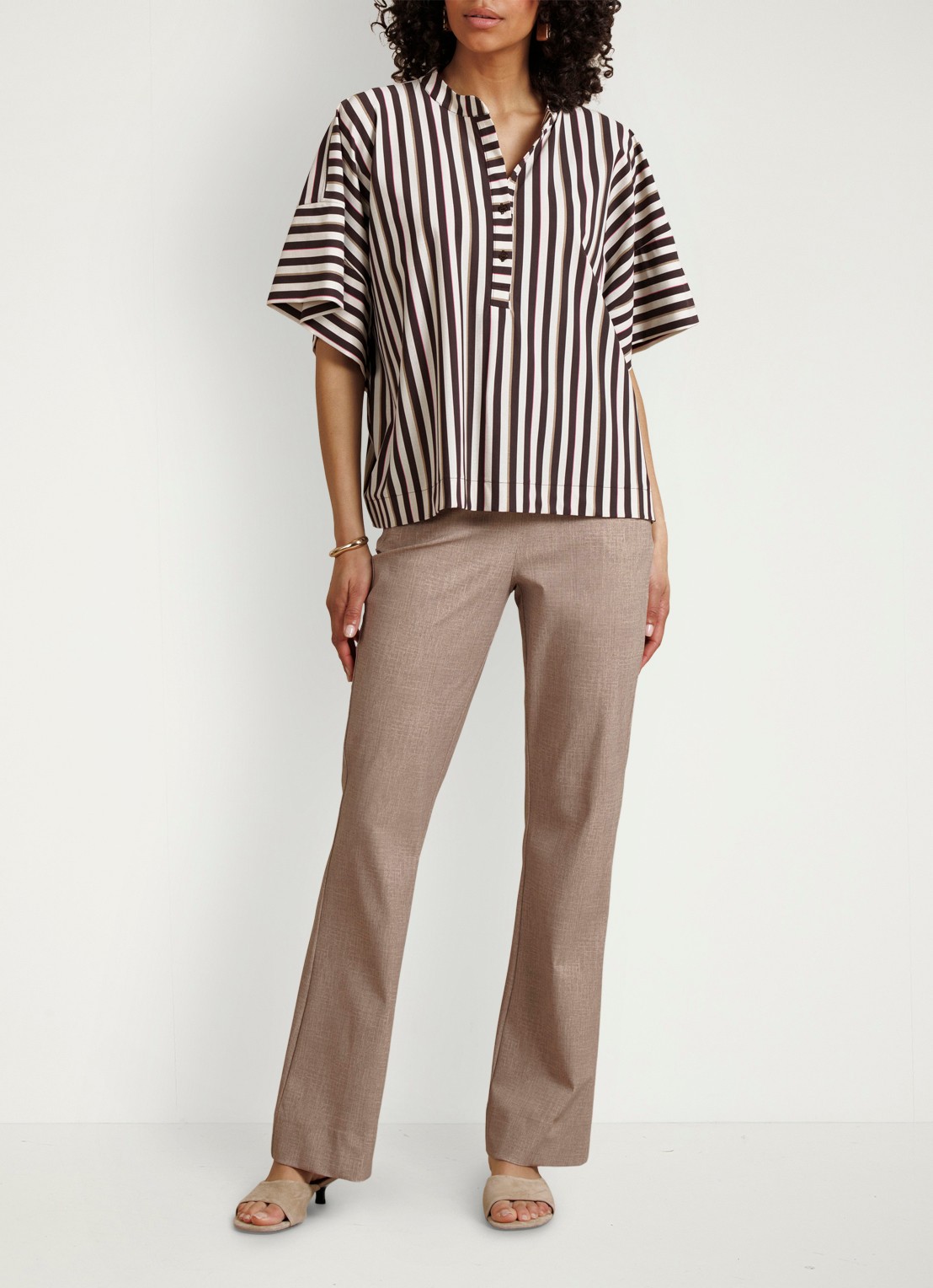 Studio Anneloes Laureen tuniek met streepprint - voorkant 3 multicolor