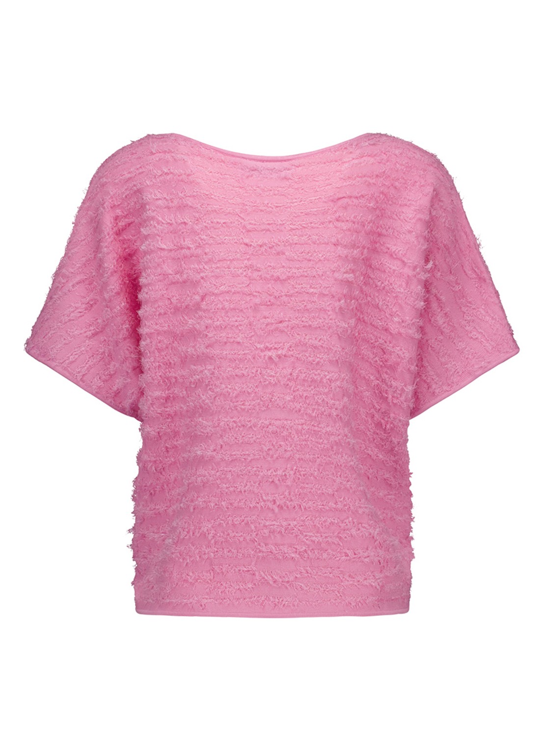 Studio Anneloes Lenti top met boothals - detail roze