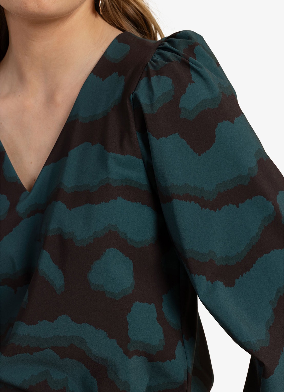 Studio Anneloes Les top met grafische print - detail 2 multicolor