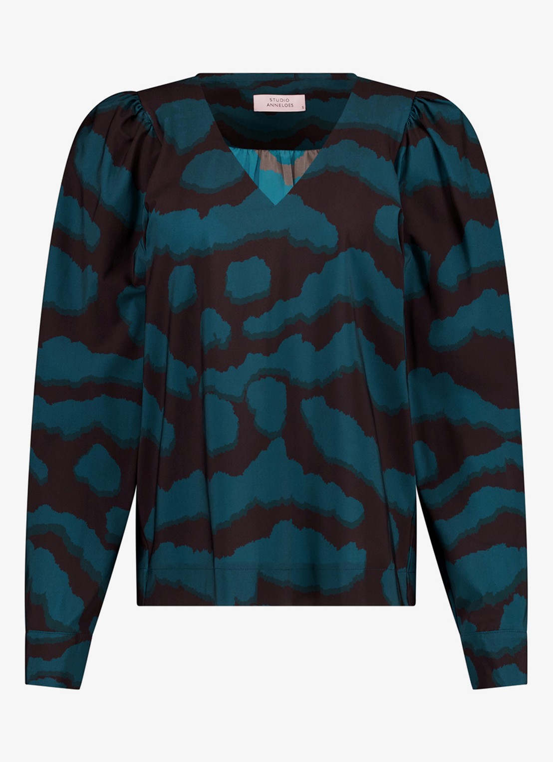 Studio Anneloes Les top met grafische print - voorkant 4 multicolor