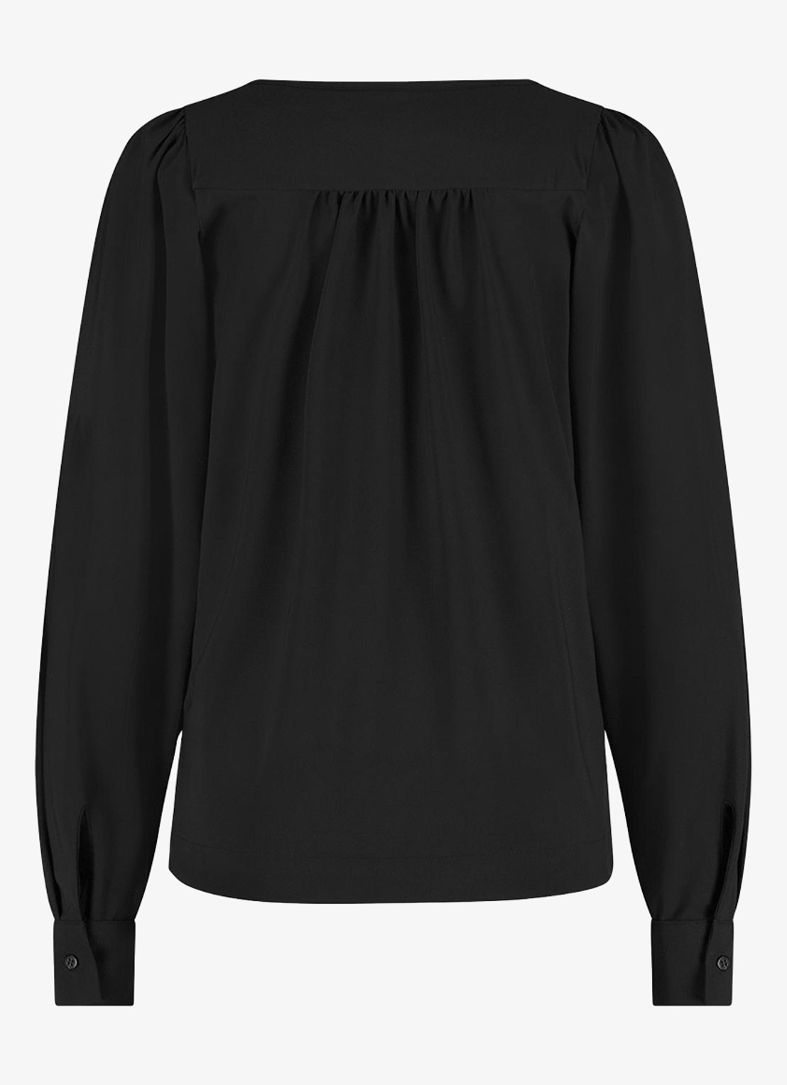 Studio Anneloes Les top met V-hals - detail 5 zwart