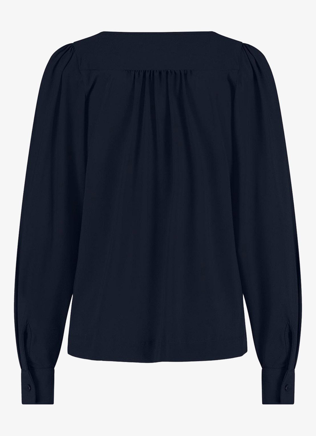 Studio Anneloes Les top met V-hals - detail 5 donkerblauw