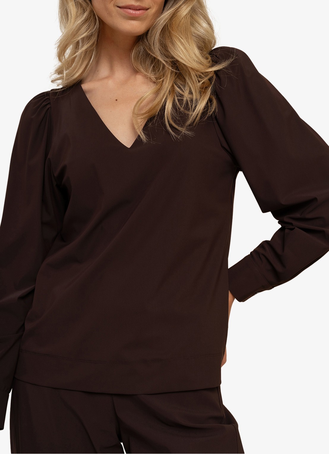 Studio Anneloes Les top - detail flessengroen