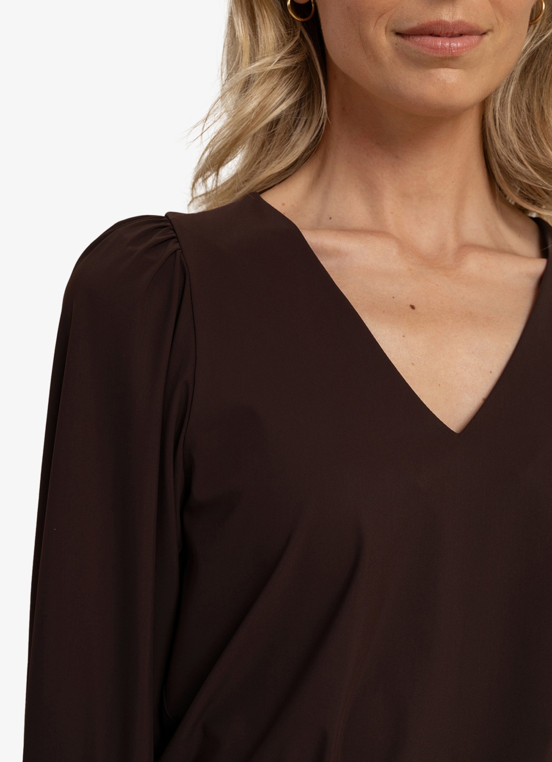 Studio Anneloes Les top - detail 2 flessengroen