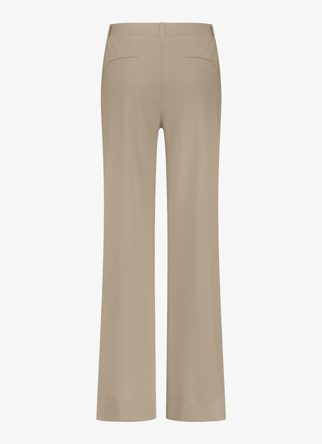 Studio Anneloes Lexie Bonded high waist staight fit pantalon - detail 5 latte
