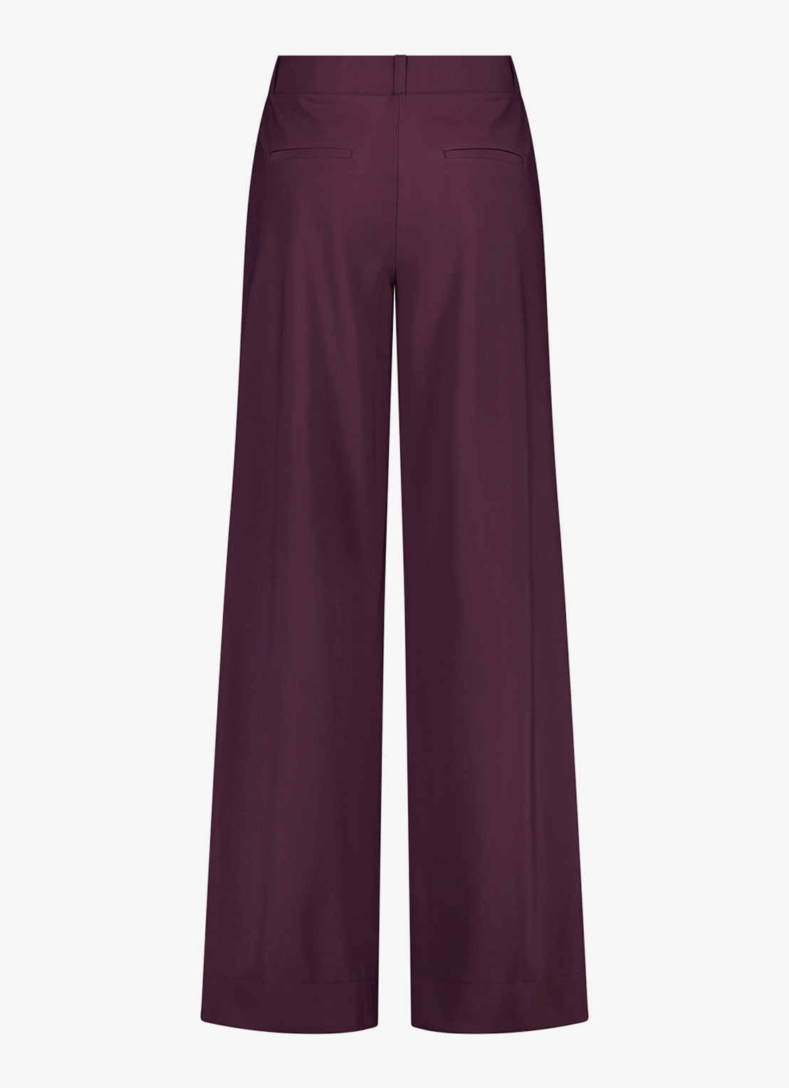 Studio Anneloes Lexie bonded trousers - achterkant 3 aubergine