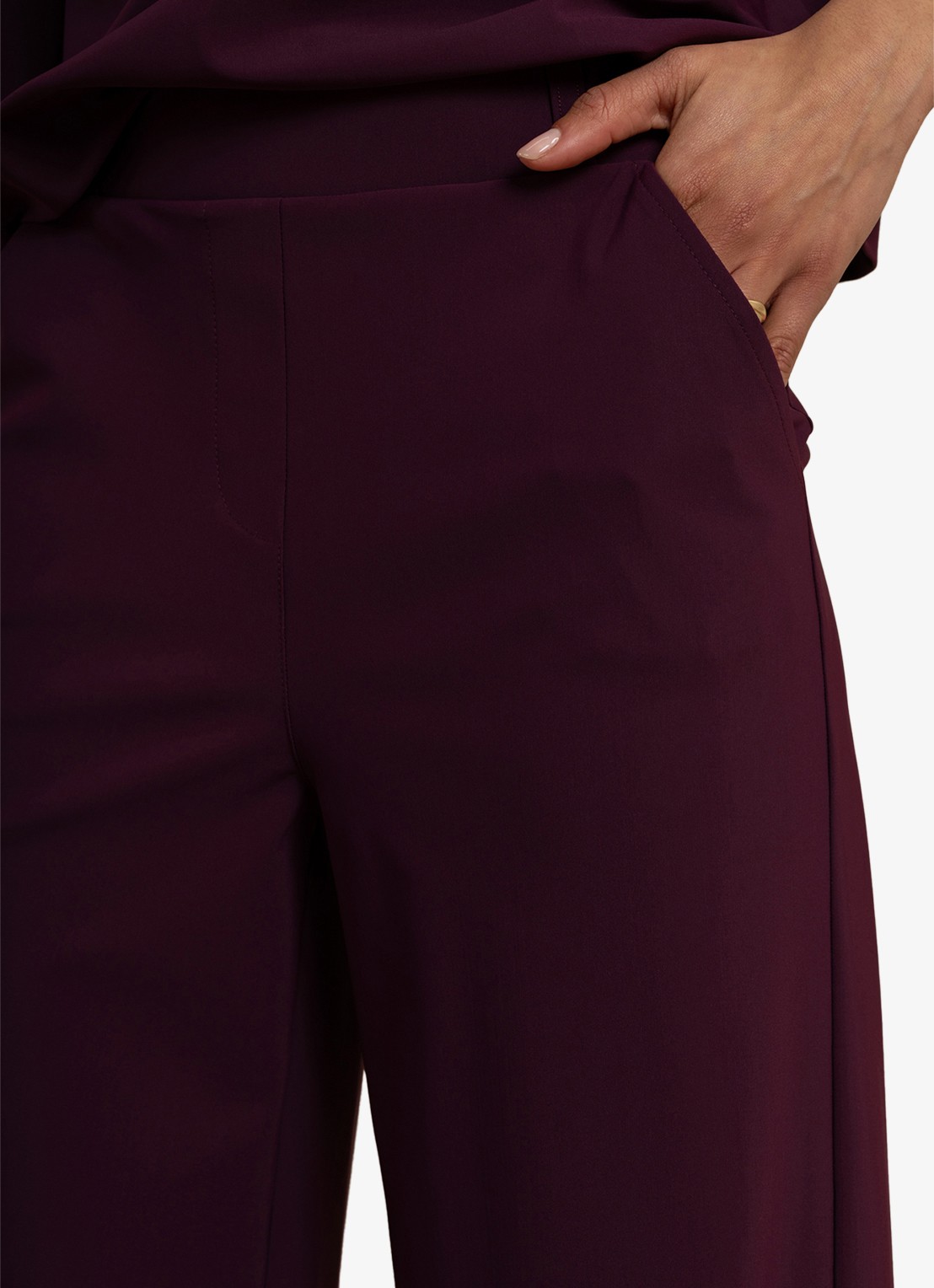 Studio Anneloes Lexie high waist straight fit pantalon - detail 2 turquoise
