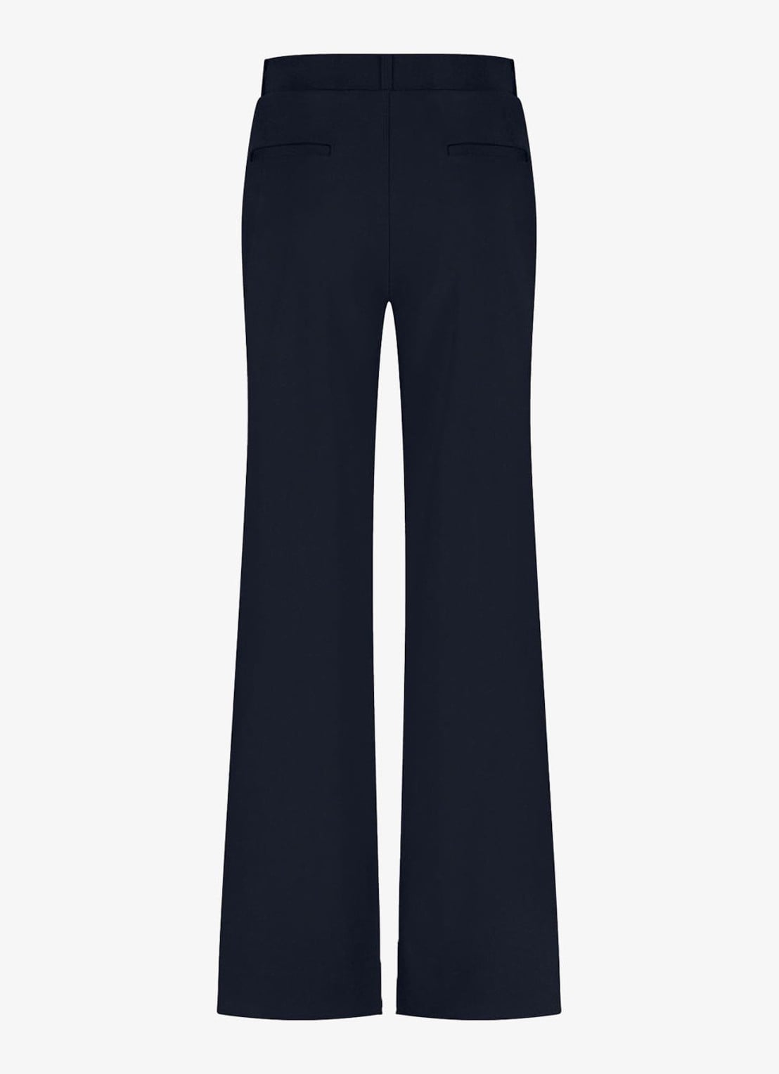 Studio Anneloes Lexie high waist wide fit broek met steekzakken - detail 3 donkerblauw