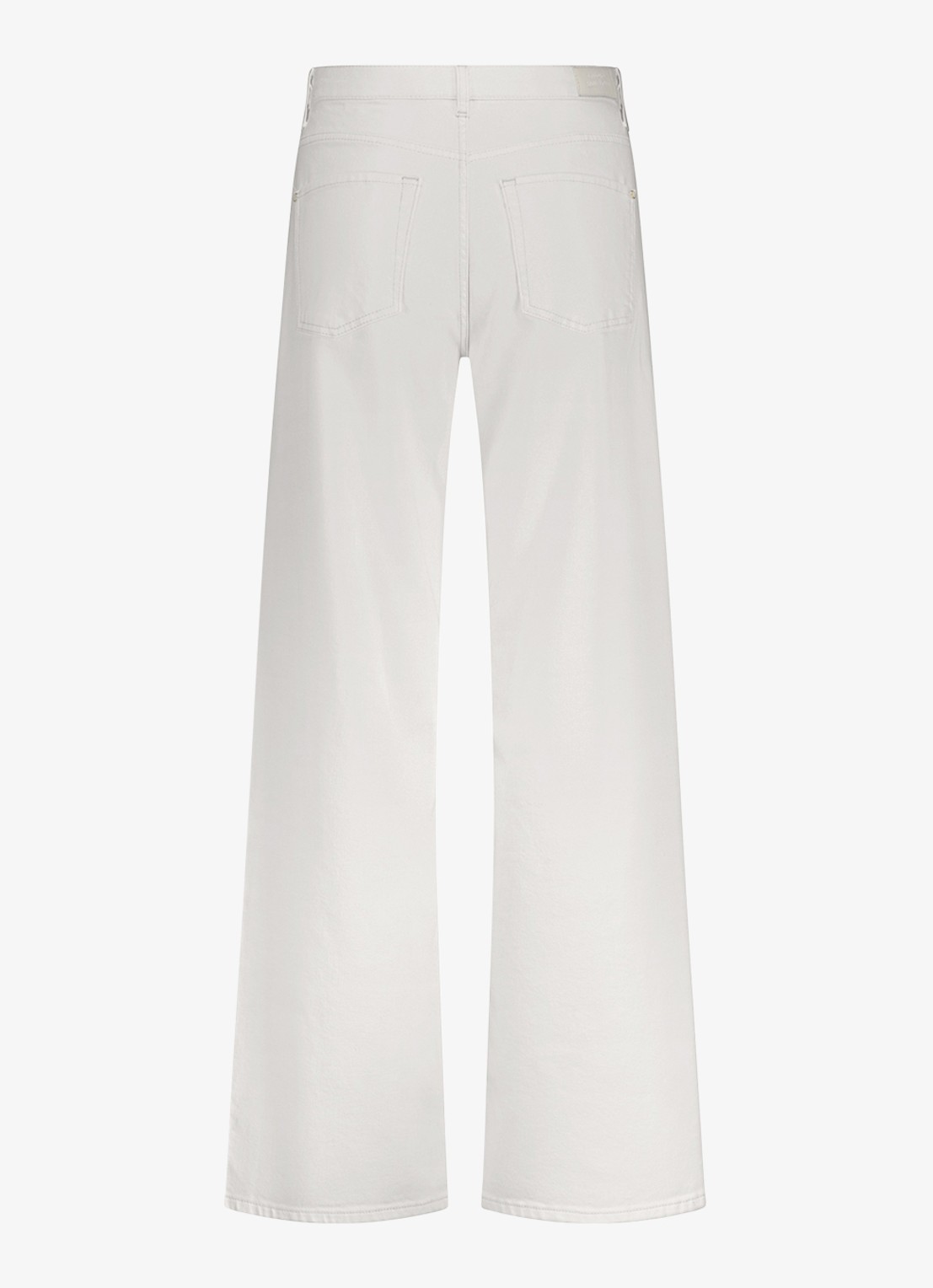Studio Anneloes Lexie high waist wide fit jeans met gekleurde wassing - detail 3 gebroken wit