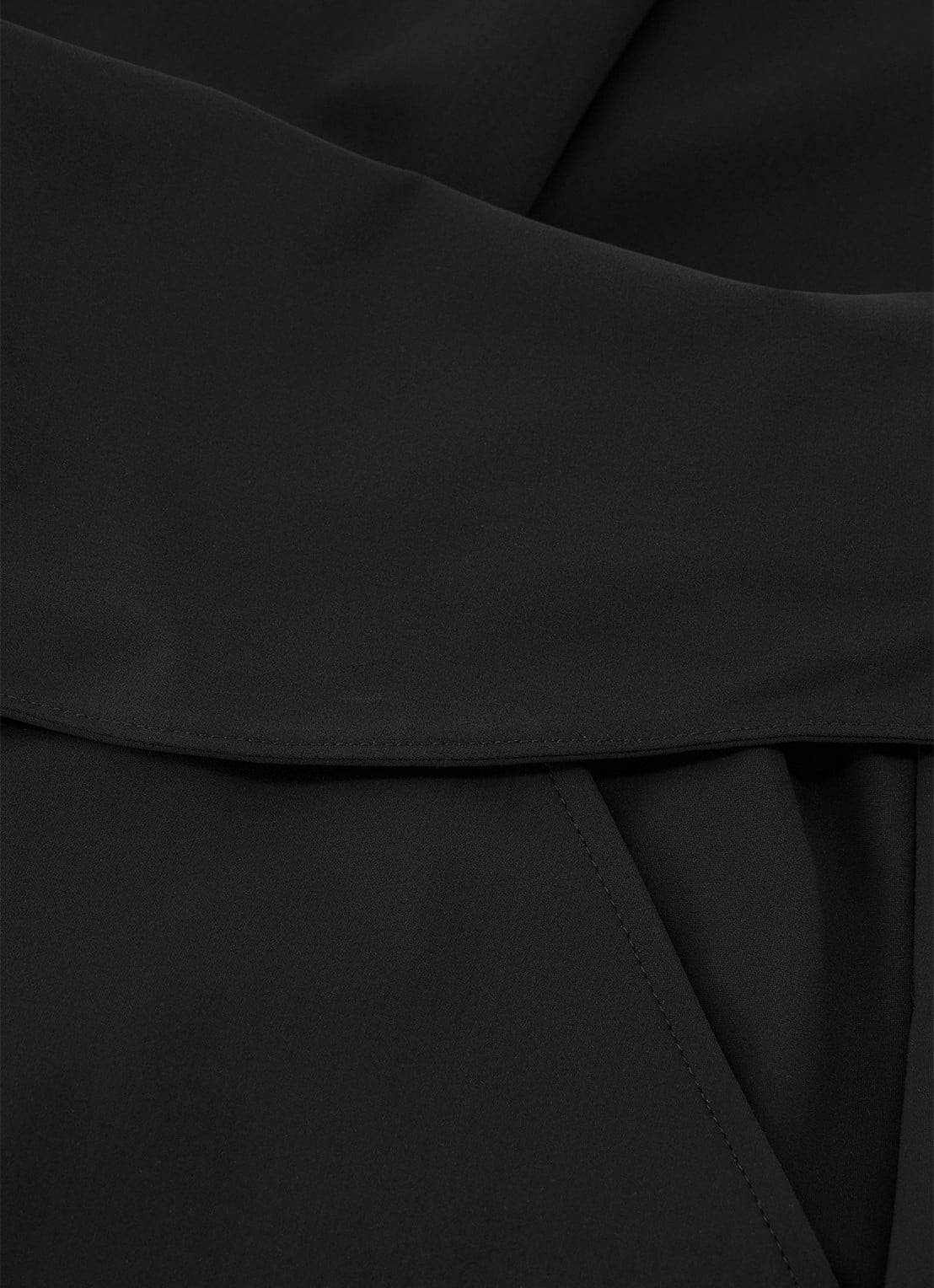 Studio Anneloes Lexie high waist wide fit pantalon met steekzakken - detail 6 zwart