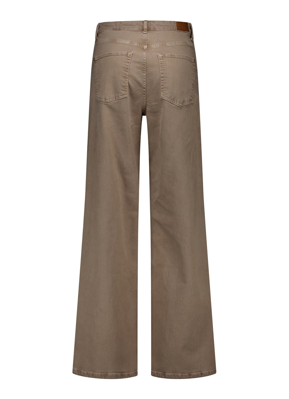 Studio Anneloes Lexie loose fit jeans met gekleurde wassing - detail bruin