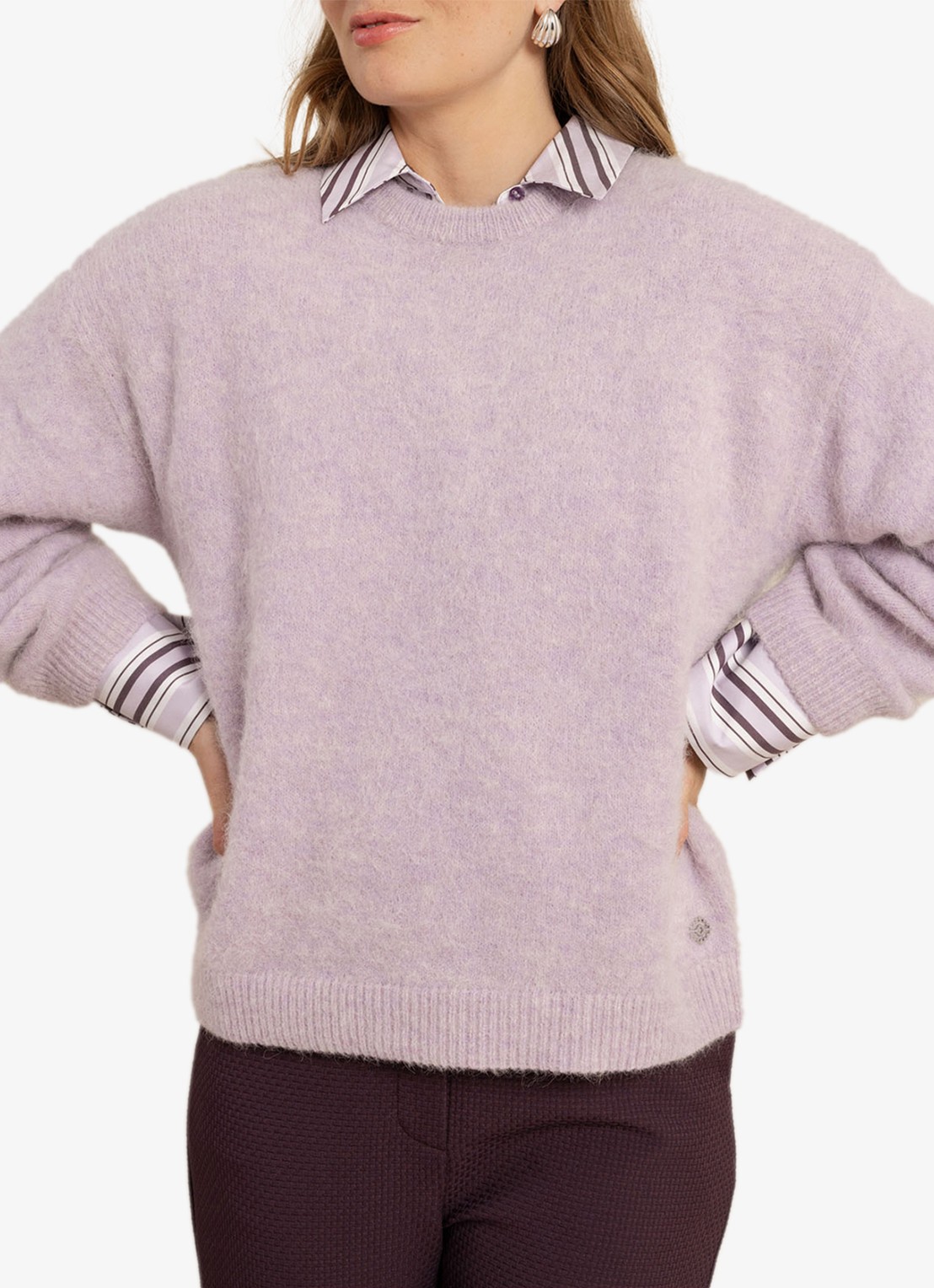 Studio Anneloes Lisette pullover - detail 4 paars
