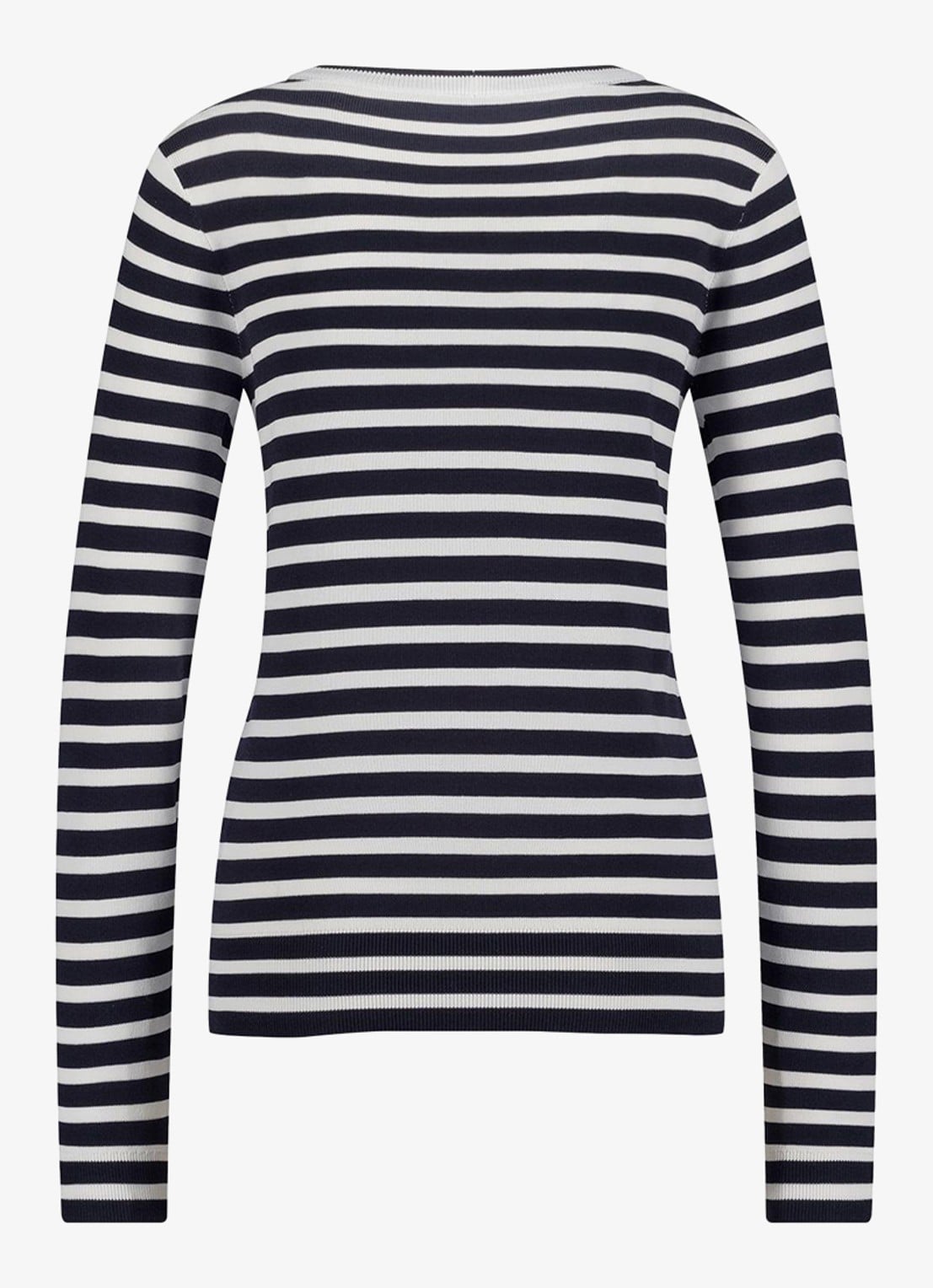 Studio Anneloes Luna longsleeve met streepprint - achterkant zwart