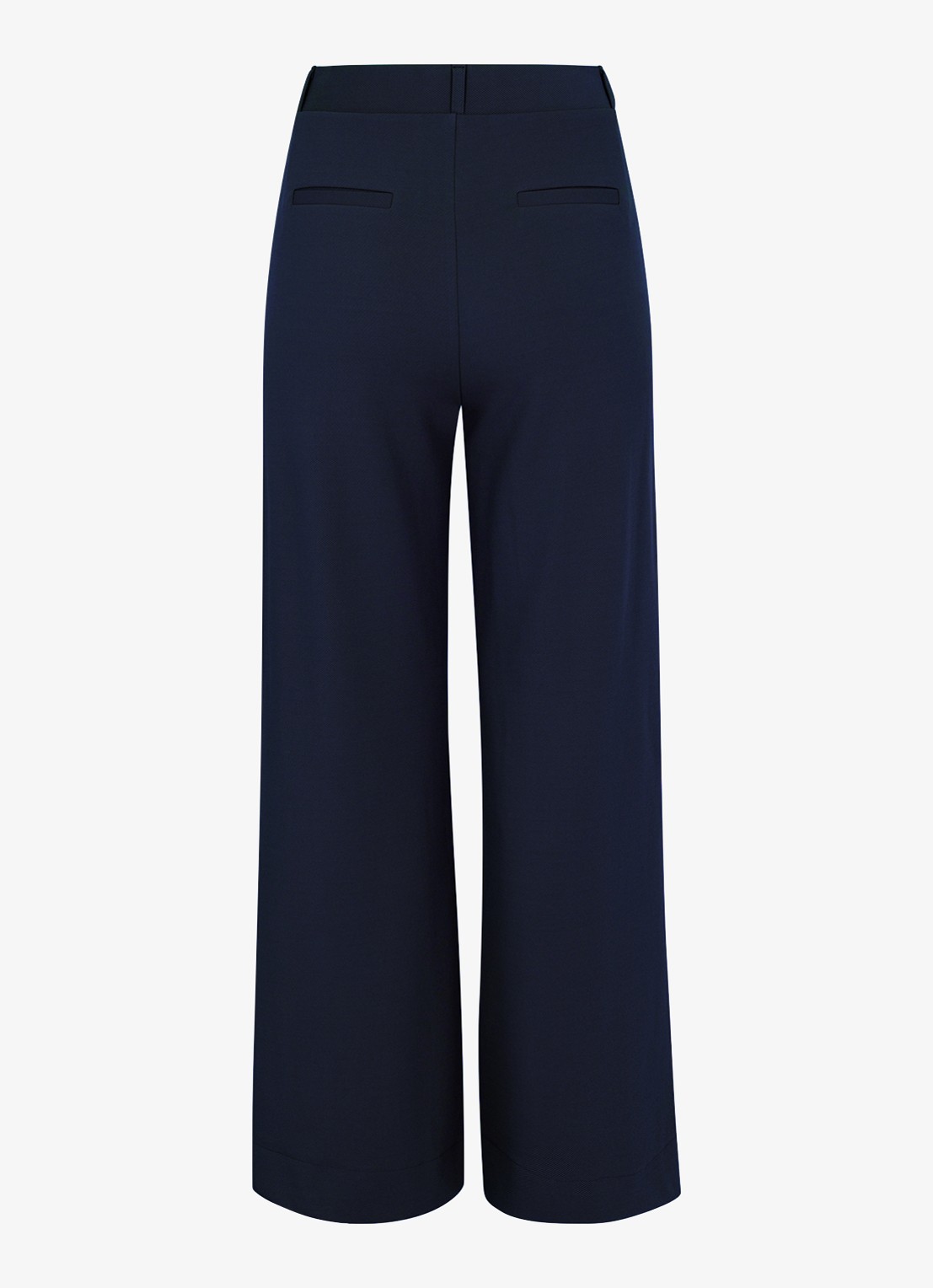 Studio Anneloes Luz high waist loose fit pantalon met steekzakken - achterkant 4 donkerblauw