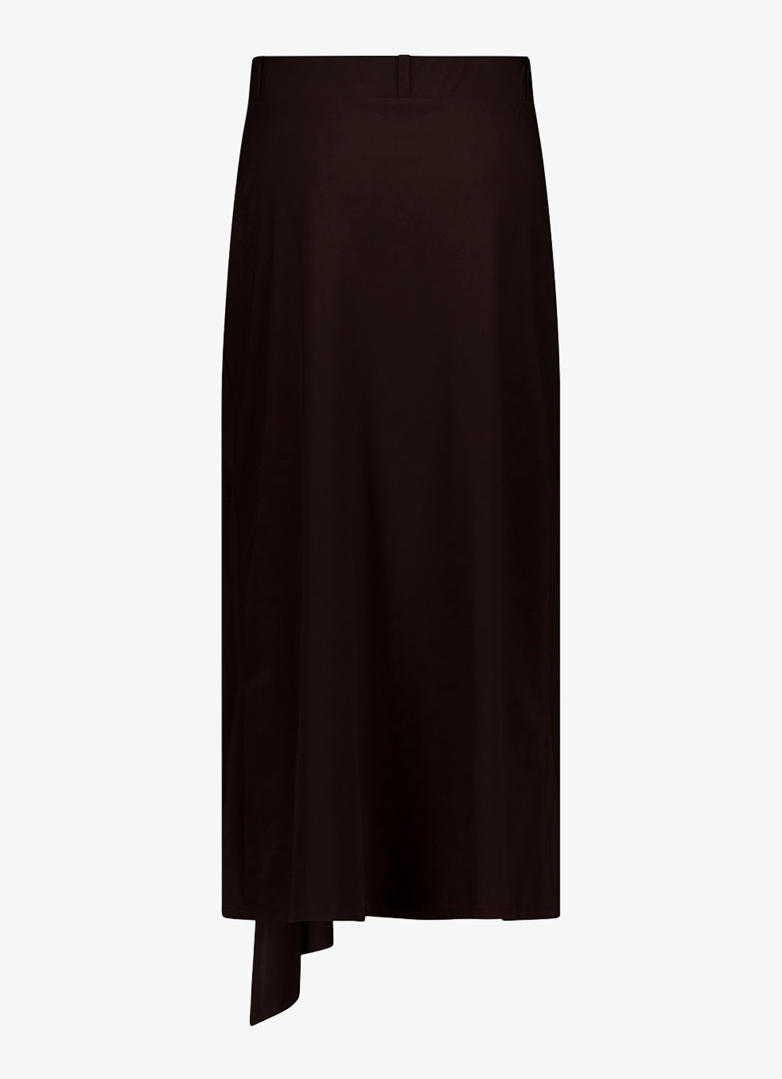 Studio Anneloes Maisy midi rok met volant - achterkant 3 bruin