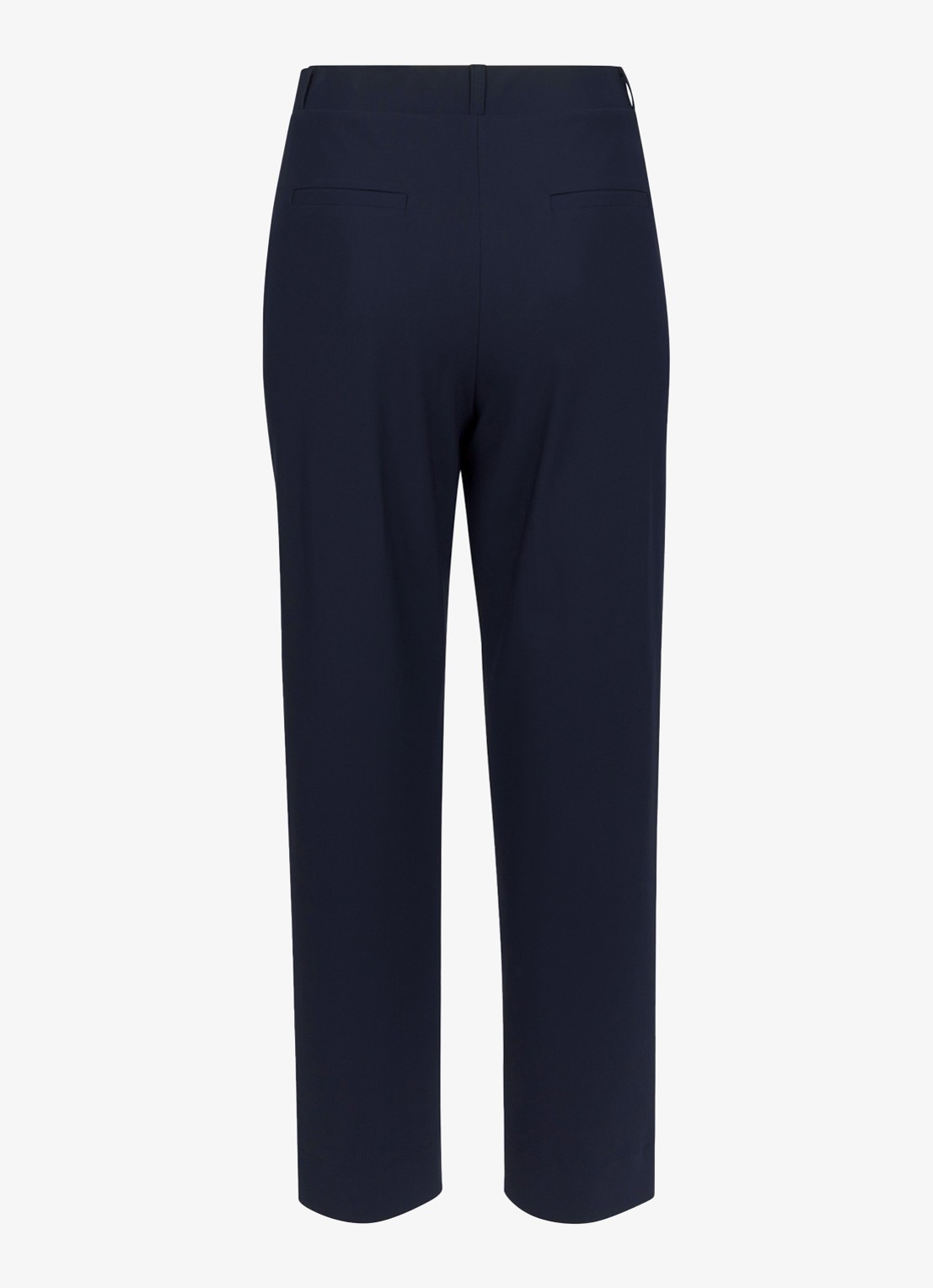 Studio Anneloes Marlise high waist straight fit pantalon - achterkant turquoise