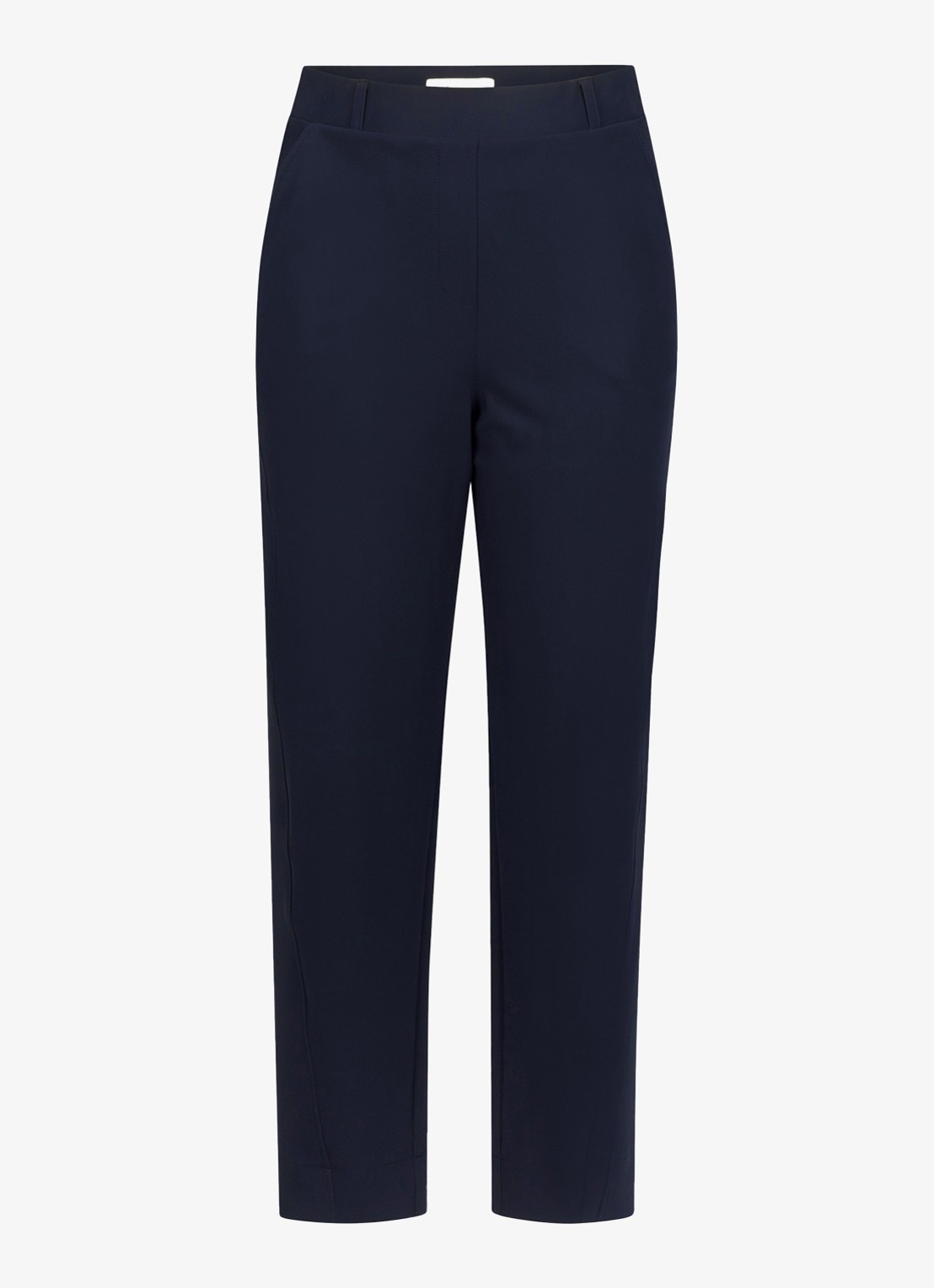 Studio Anneloes Marlise high waist straight fit pantalon - voorkant 2 turquoise