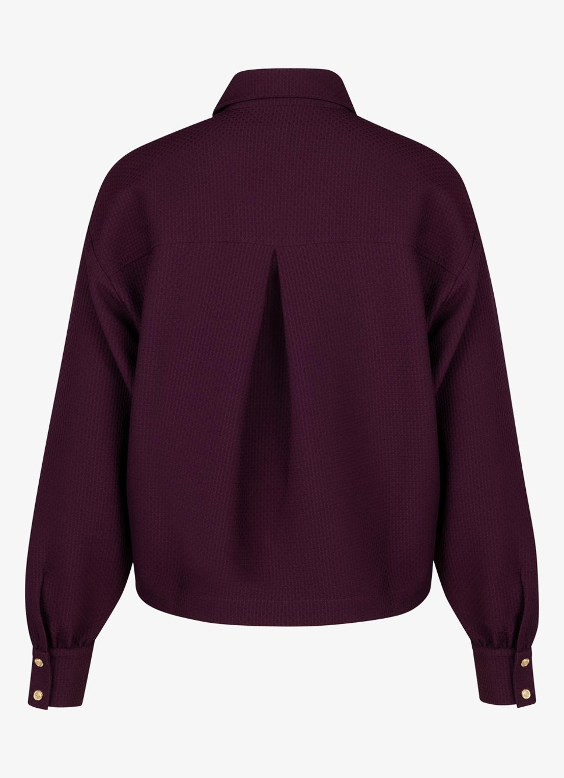 Studio Anneloes Melani blouse met textuur - achterkant 2 bruin