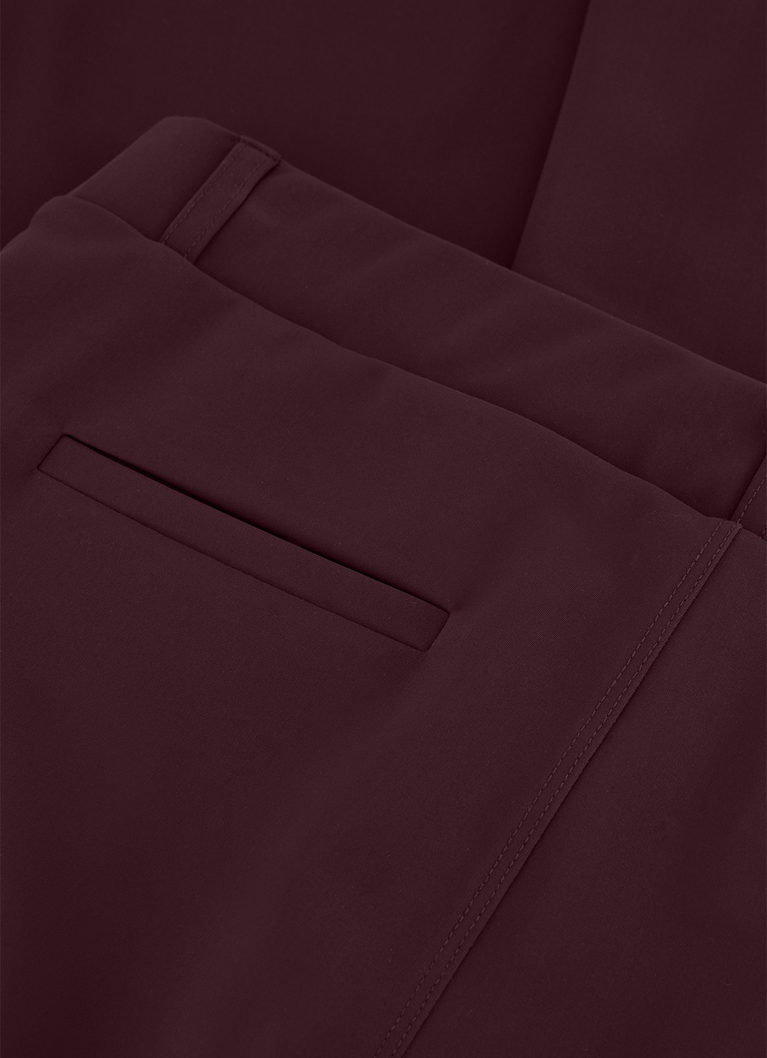 Studio Anneloes Mid waist flared fit pantalon - detail 3 violet
