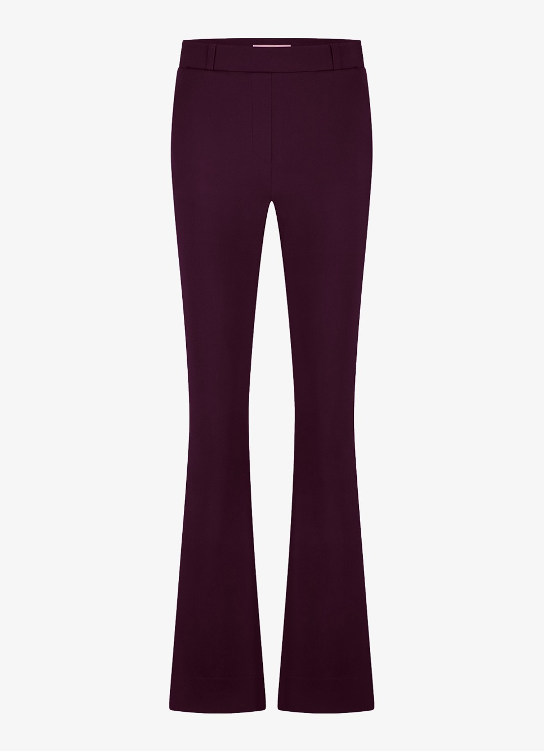 Studio Anneloes Mid waist flared fit pantalon - voorkant 5 violet