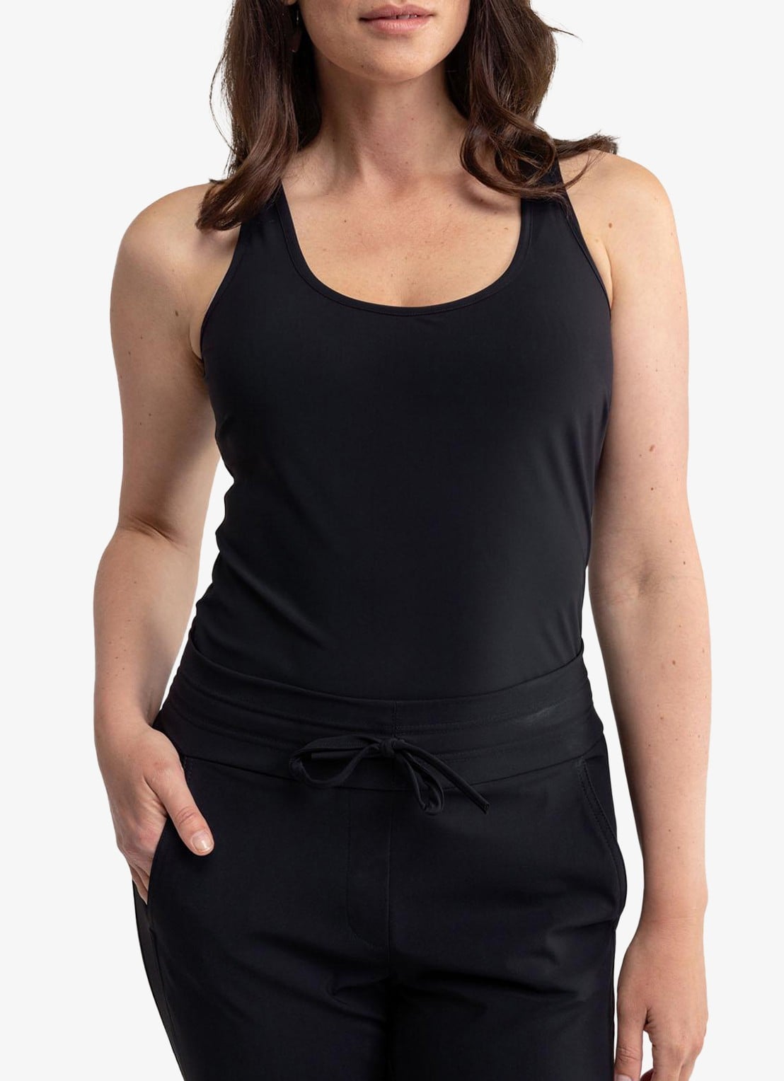 Studio Anneloes Nova top met ronde hals  - detail 5 wit