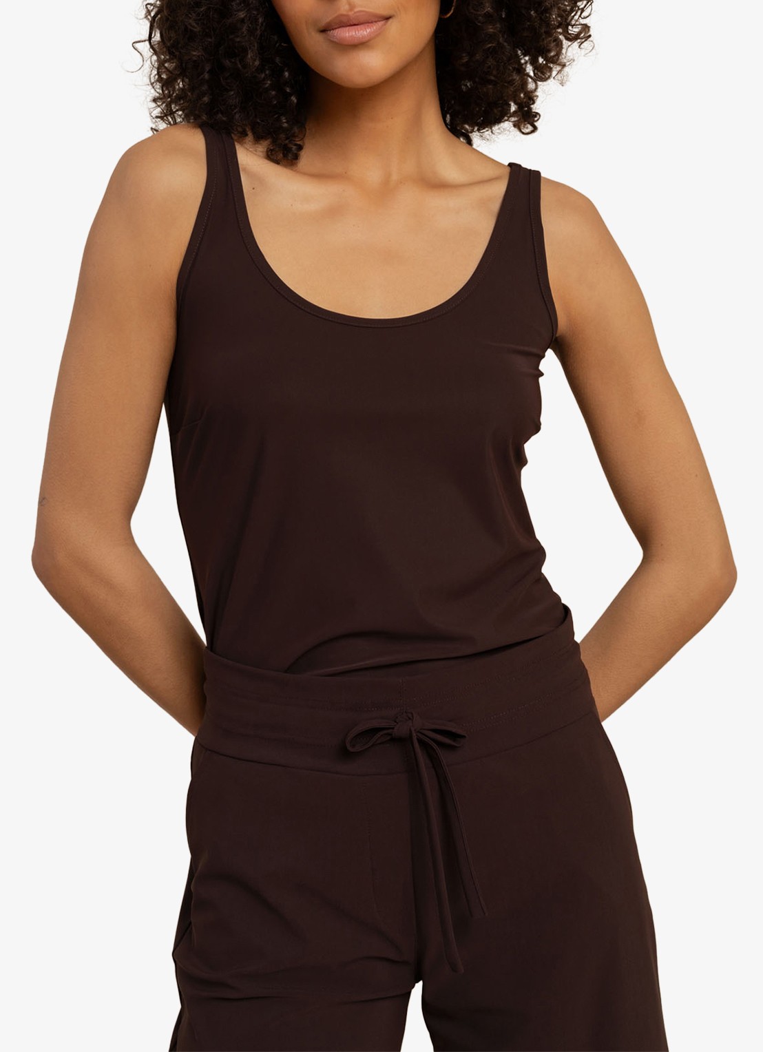 Studio Anneloes Novi top - detail 4 donkerbruin