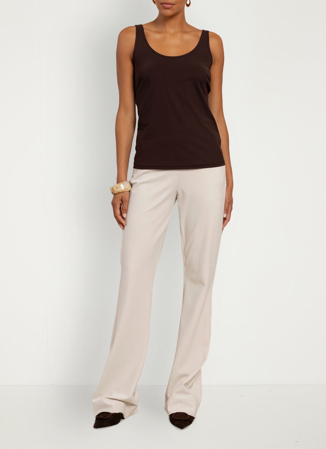Studio Anneloes Novi top - voorkant 2 donkerbruin
