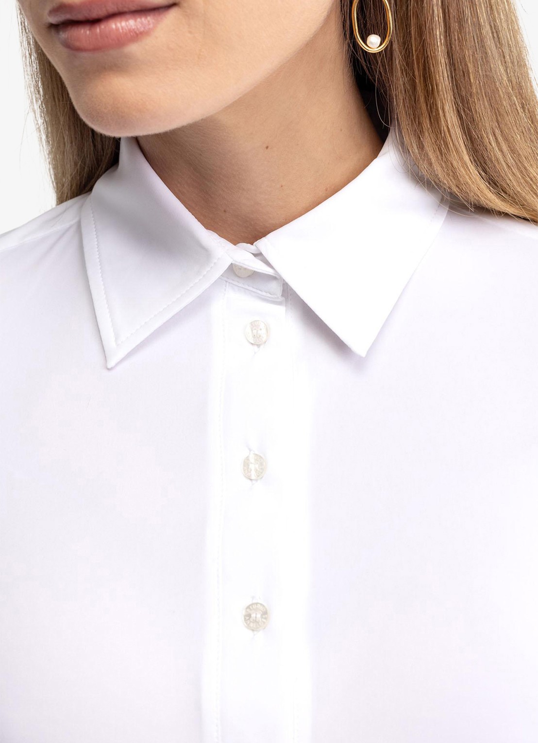 Studio Anneloes Poppy blouse met kraag - detail 5 wit