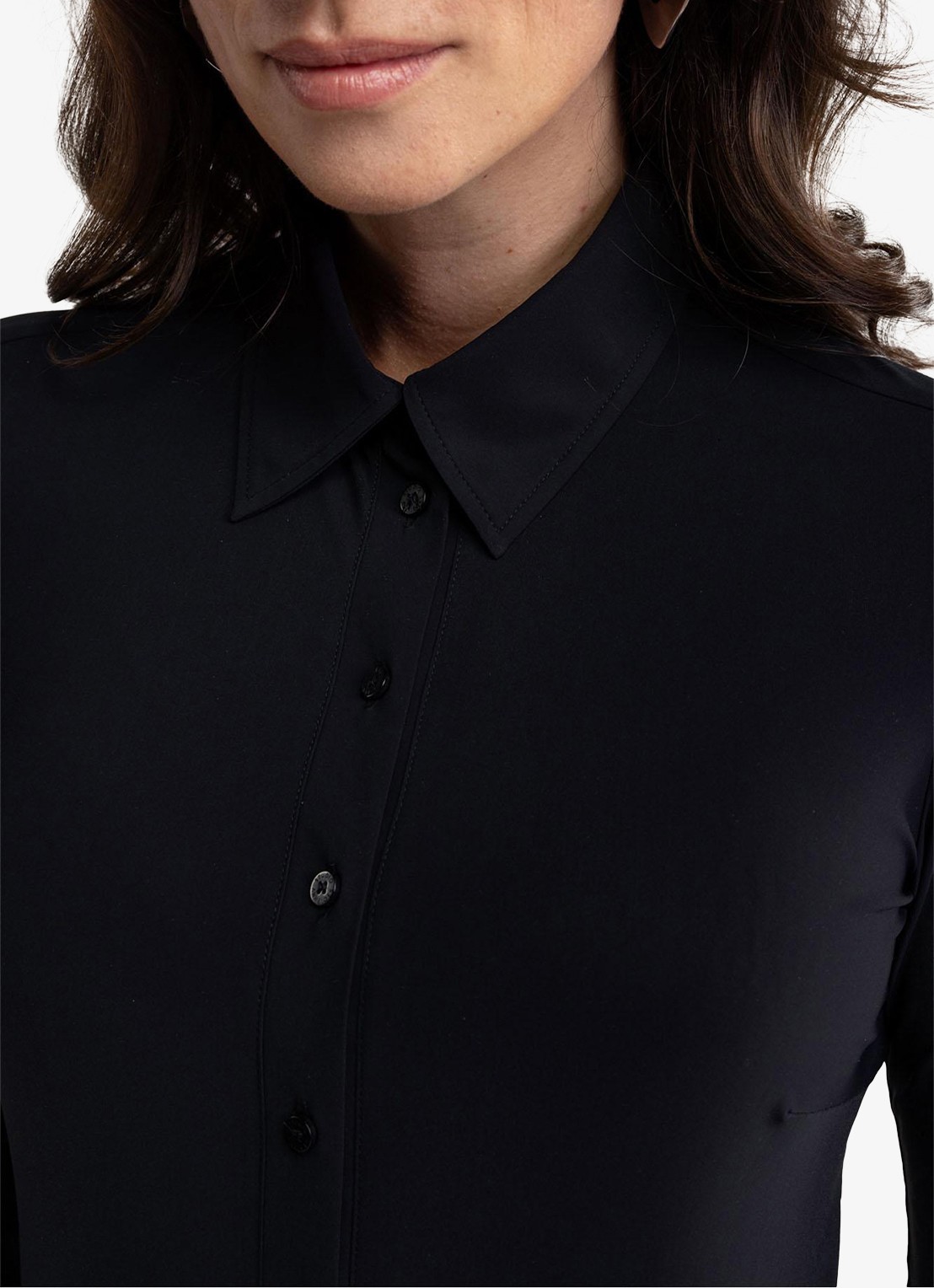 Studio Anneloes Poppy blouse met kraag - detail 5 zwart