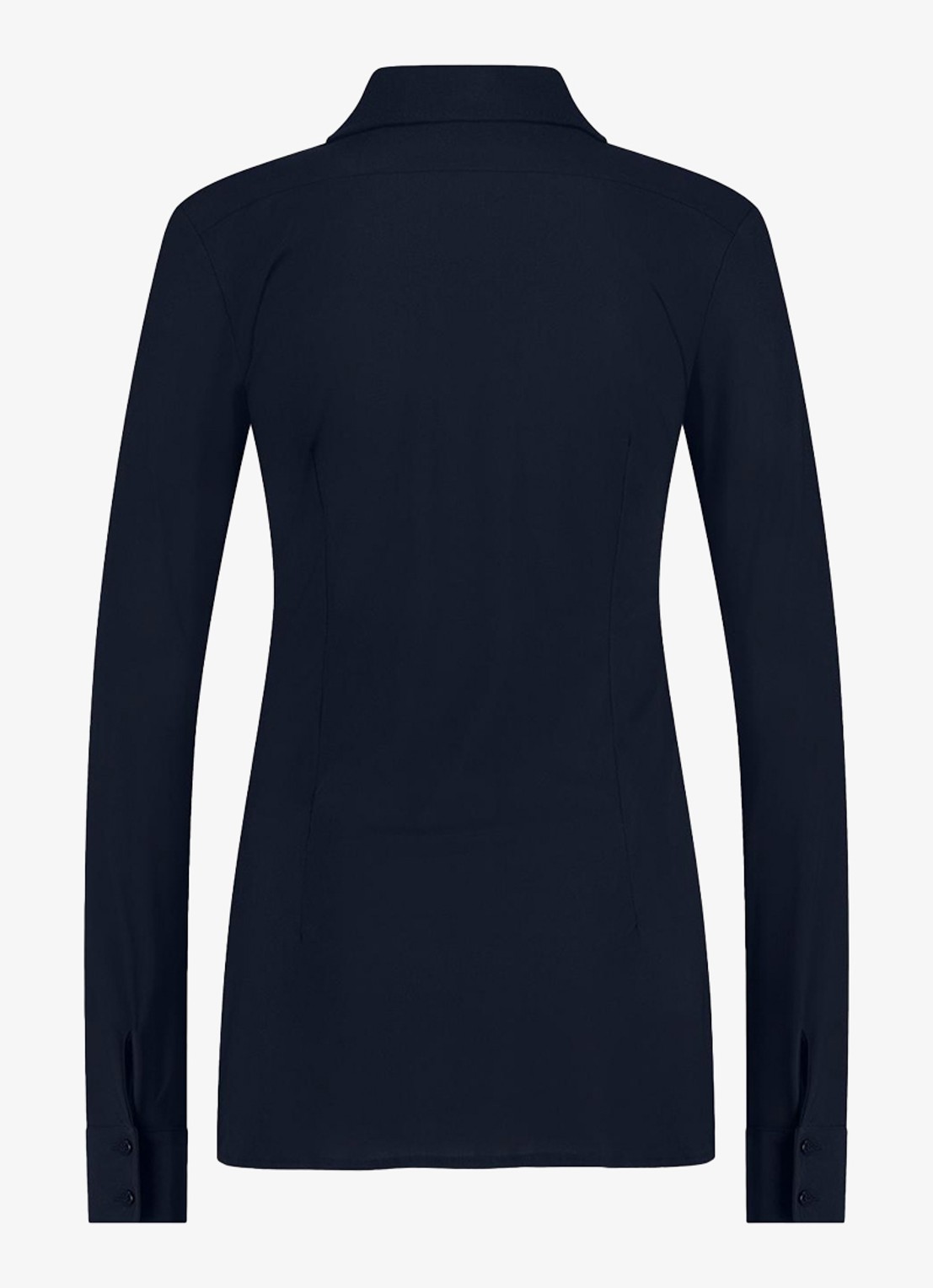 Studio Anneloes Poppy blouse met kraag - achterkant 2 donkerblauw