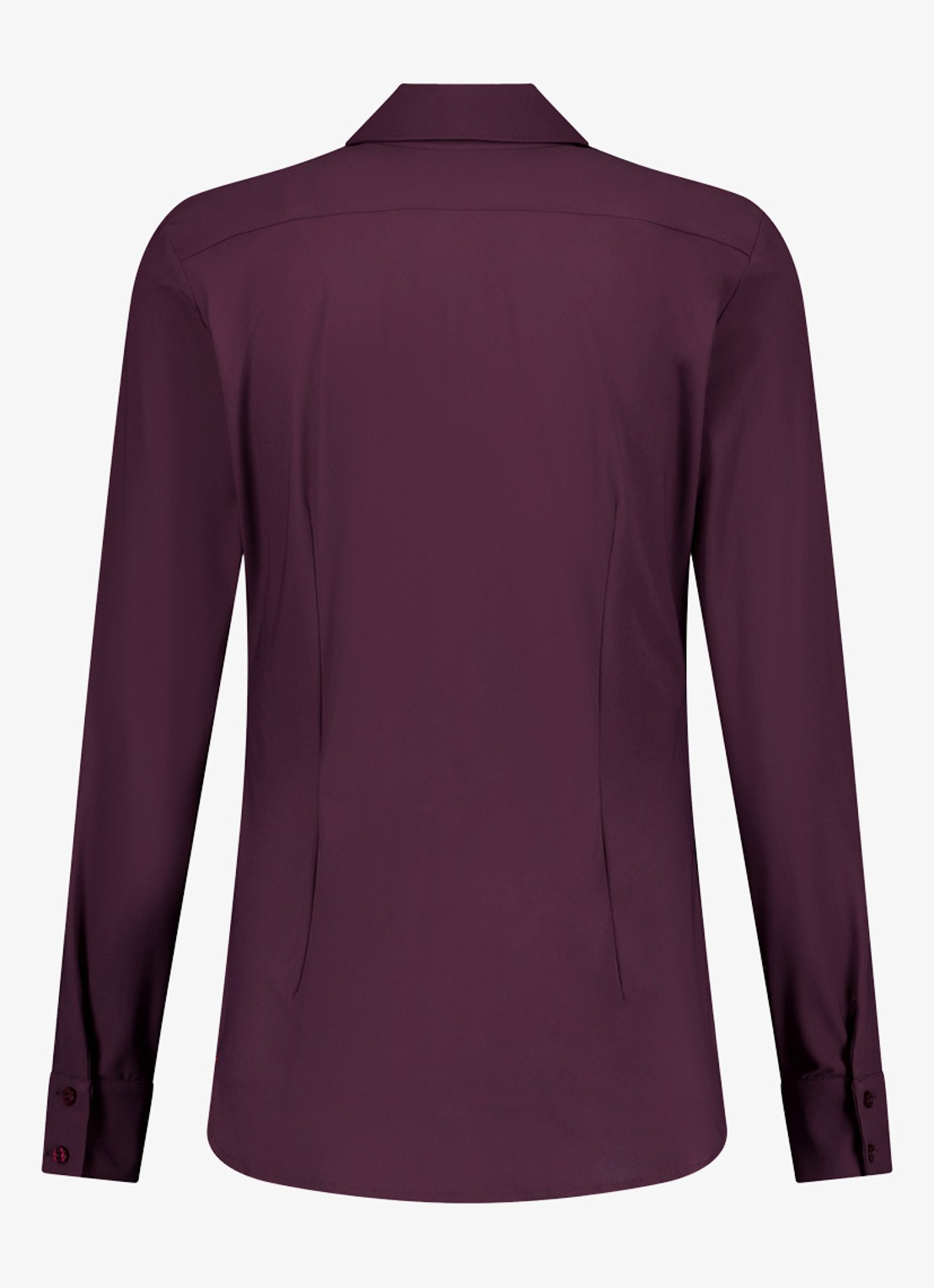Studio Anneloes Poppy blouse met stretch - achterkant aubergine