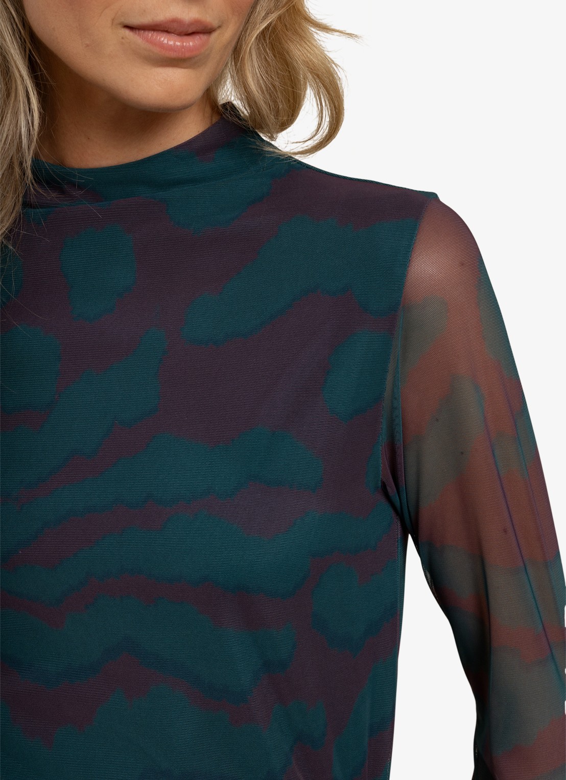 Studio Anneloes Rachel top met grafische print - detail 2 multicolor